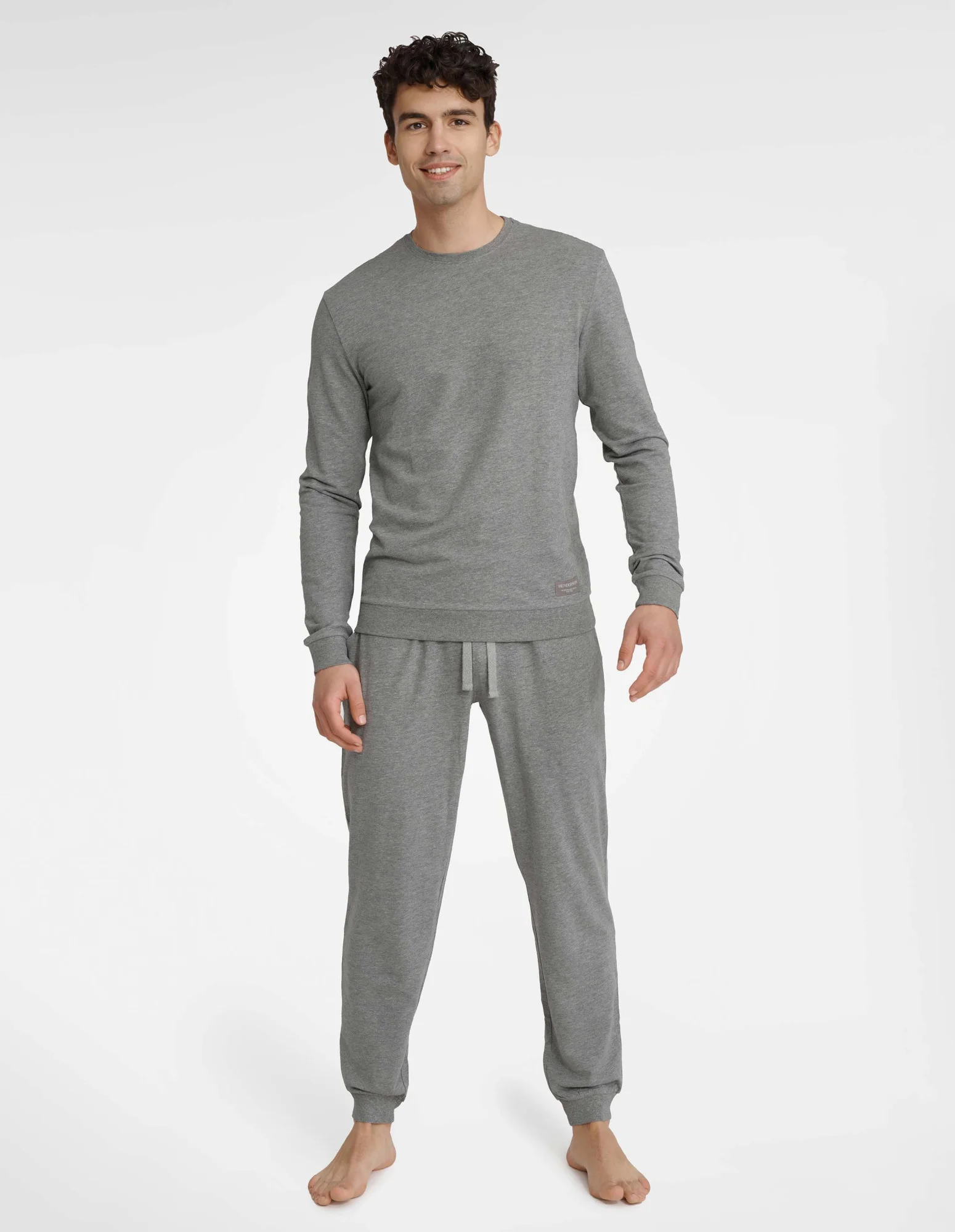 Pyžamo Universal 40951-90X Grey Melange - Henderson XXL - thumb (2)