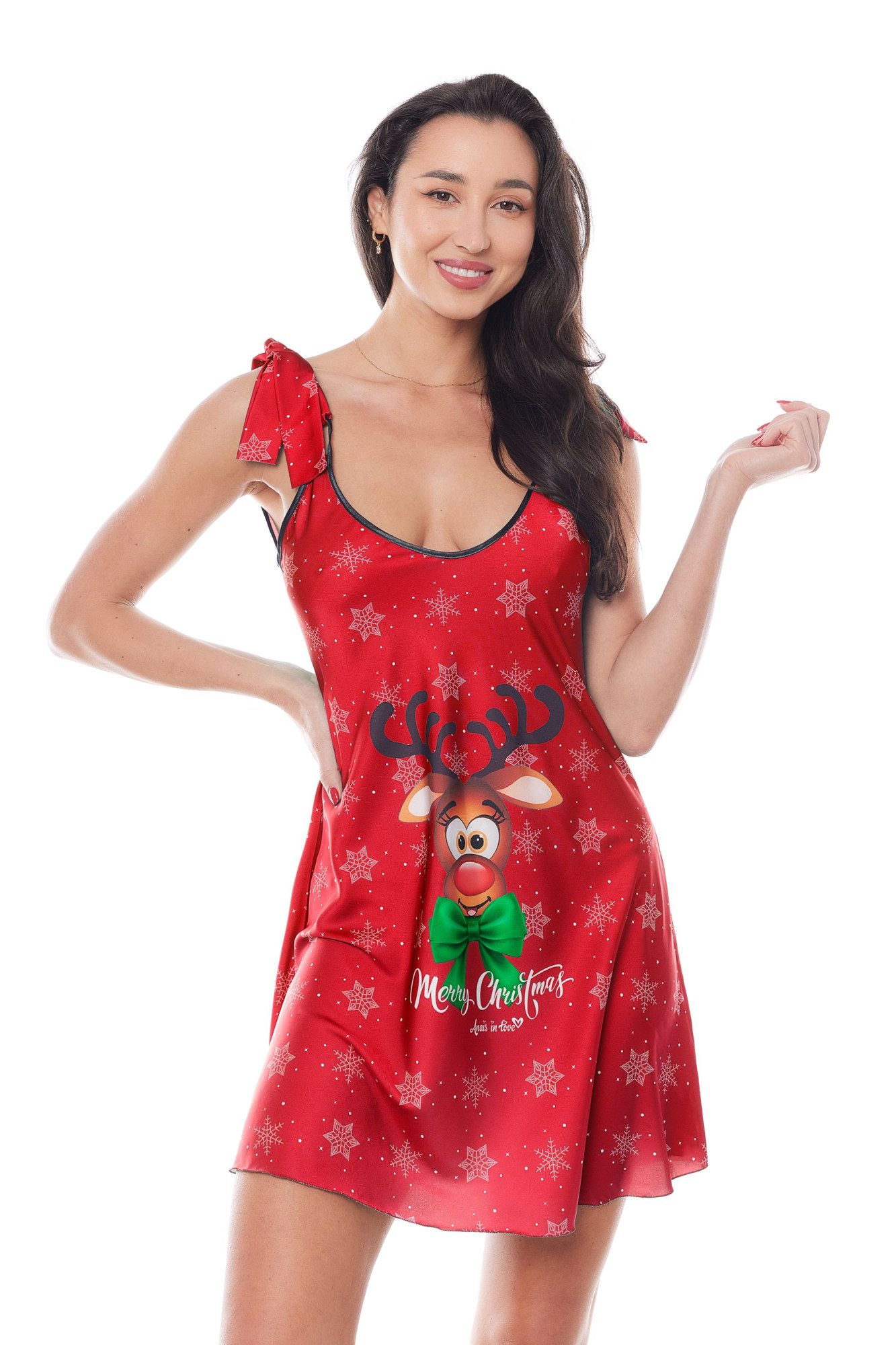 Aster Red chemise - Anais L/XL