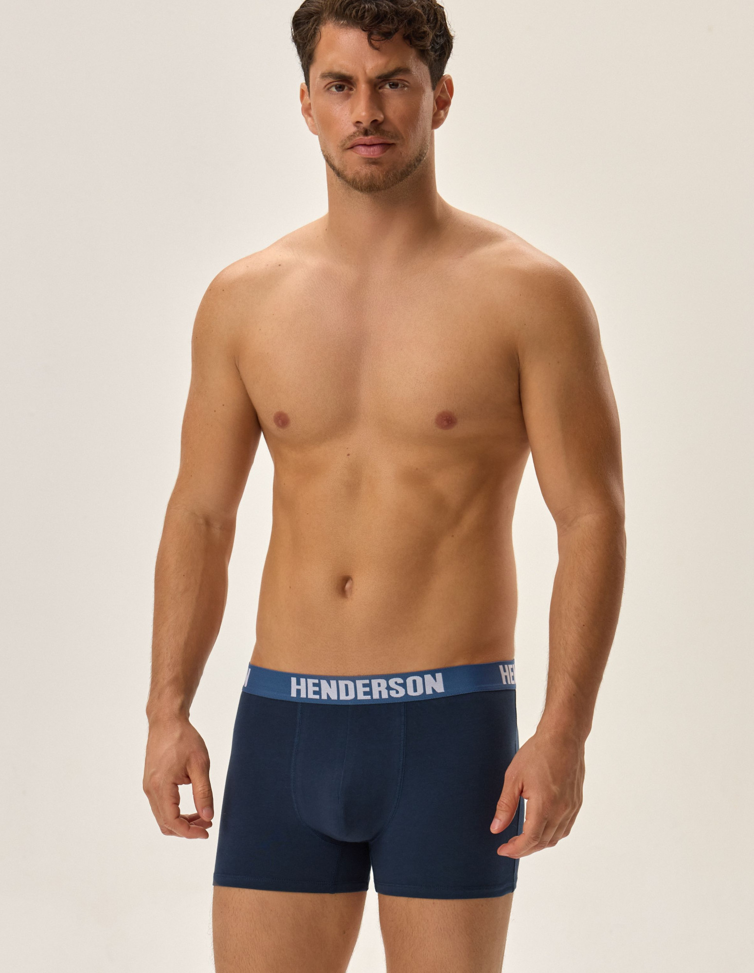 Boxerky Jarl 41930-MLC Jeans-Blue - Henderson L