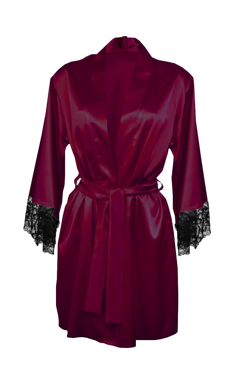 DKaren Housecoat Adelaide Crimson 2XL Crimson