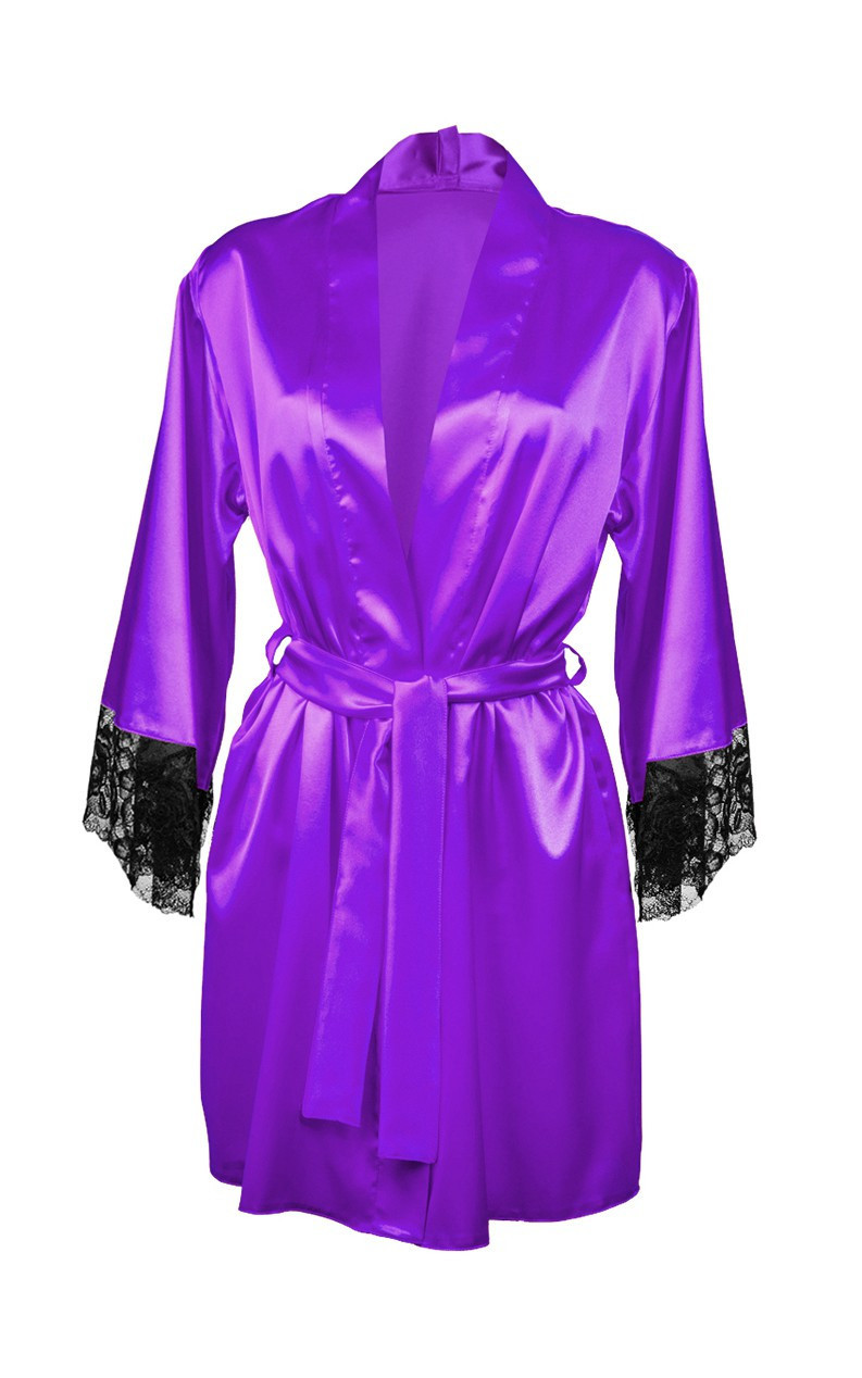 Housecoat model 18226823 Violet L Violet - DKaren
