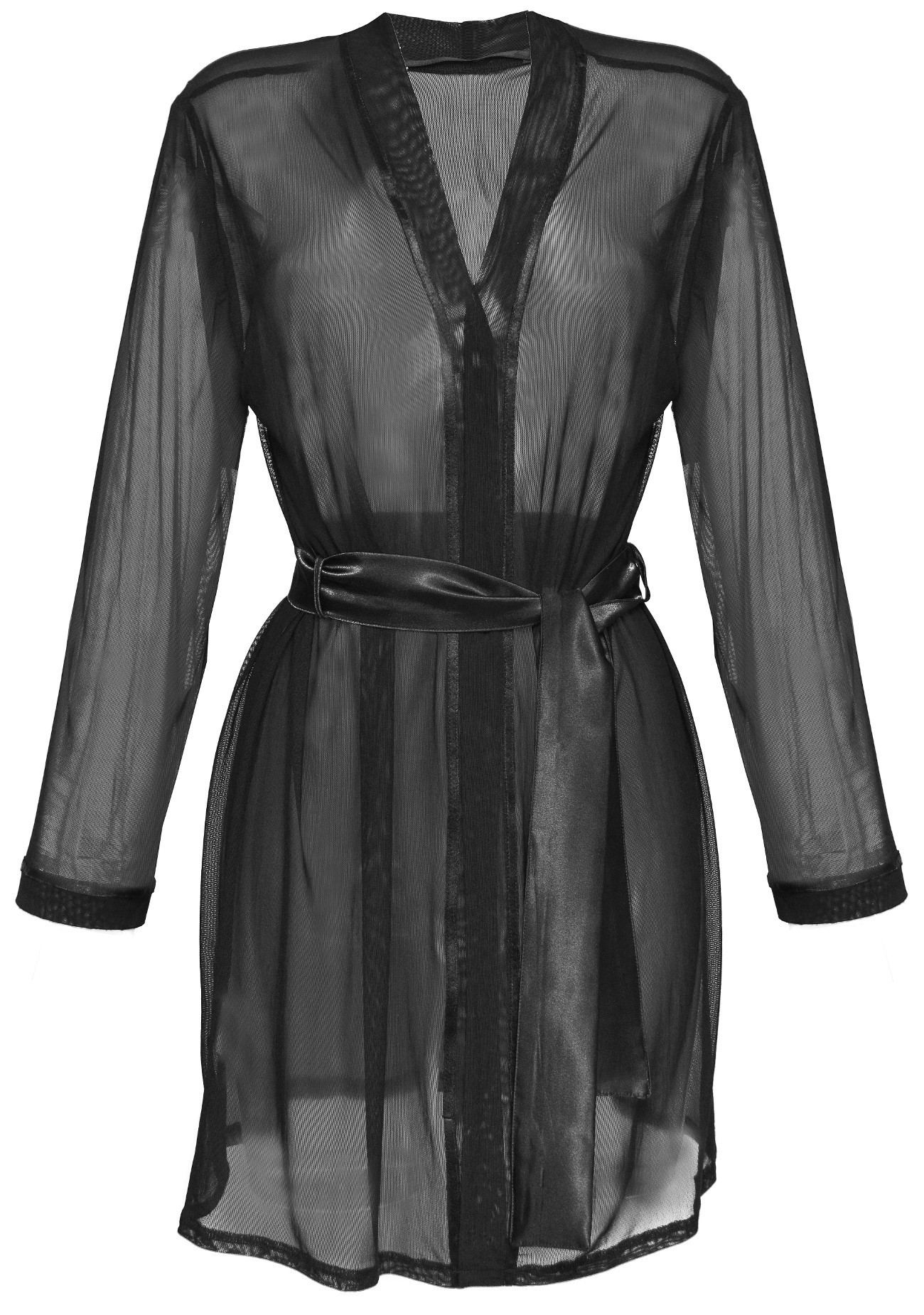 DKaren Housecoat Aisha Black Velikost: XS, Barva: černá