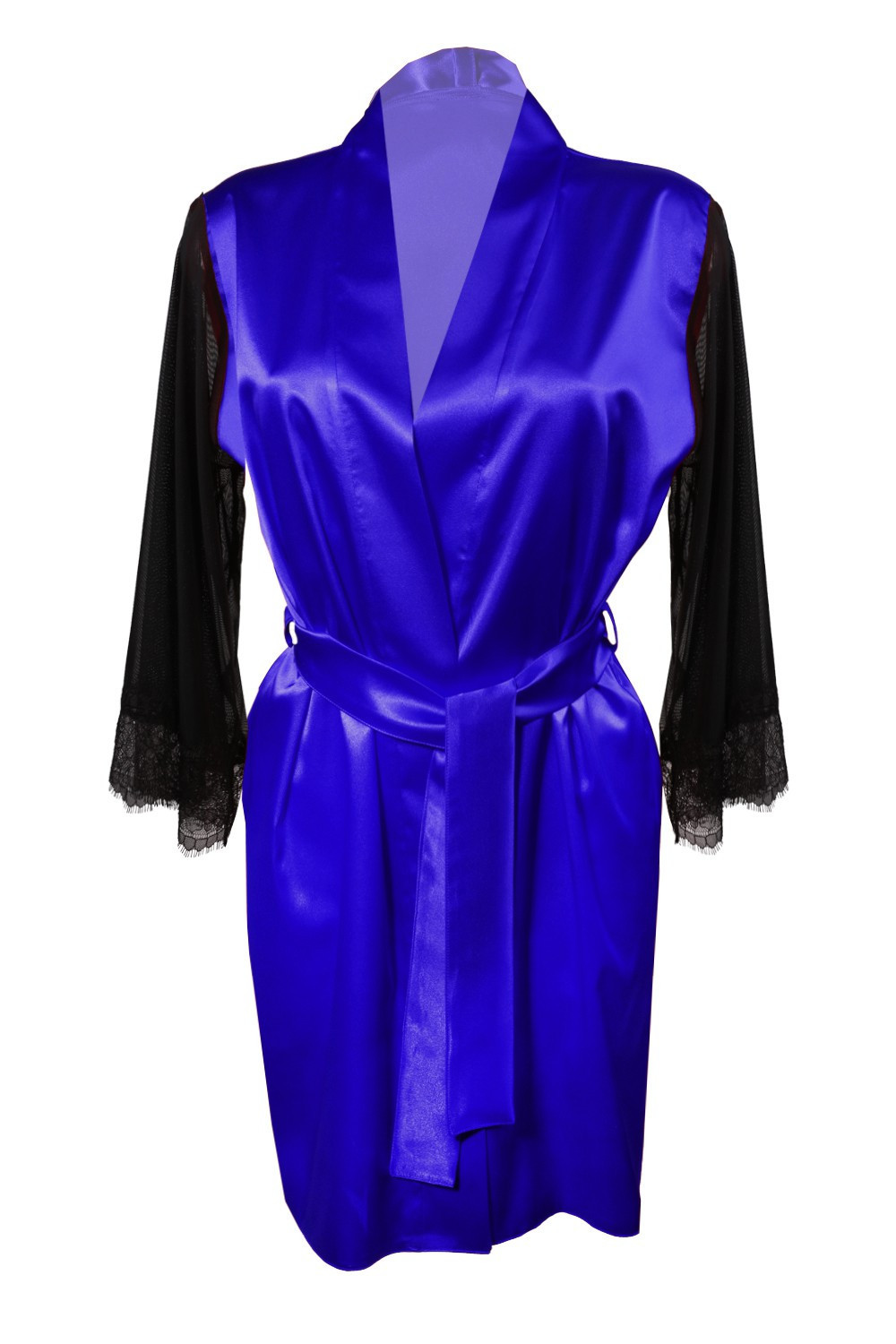 DKaren Housecoat Bonnie Blue Velikost: L, Barva: Modrá