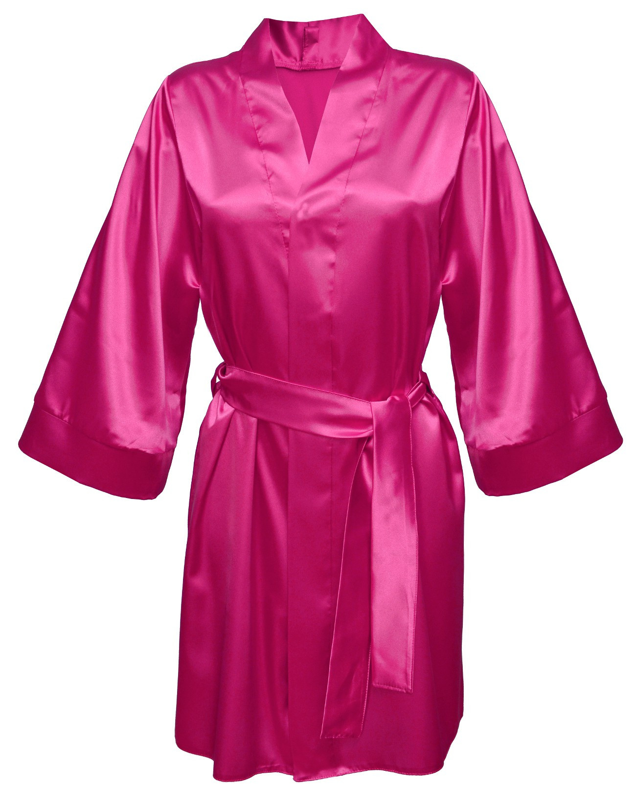 DKaren Housecoat Candy Dark Pink Velikost: M, Barva: tmavě růžová