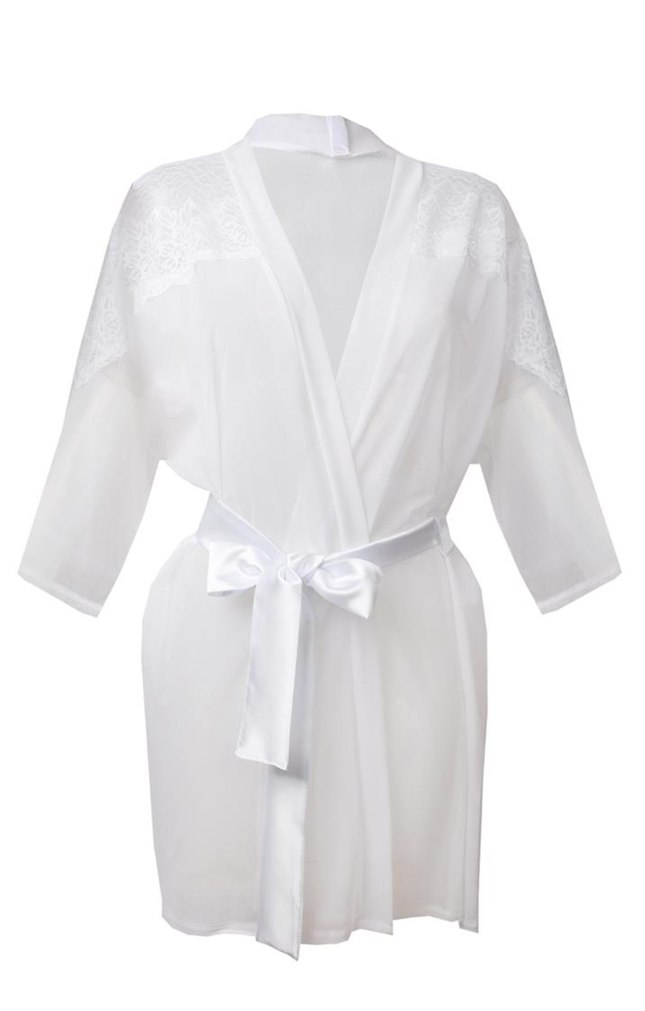 Dámský župan Housecoat model 16664257 White - DKaren Velikost: XS, Barva: bílá
