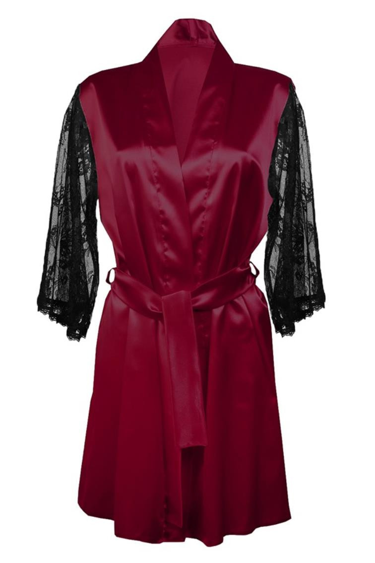 Housecoat model 18227707 Crimson - DKaren Velikost: S, Barva: Crimson