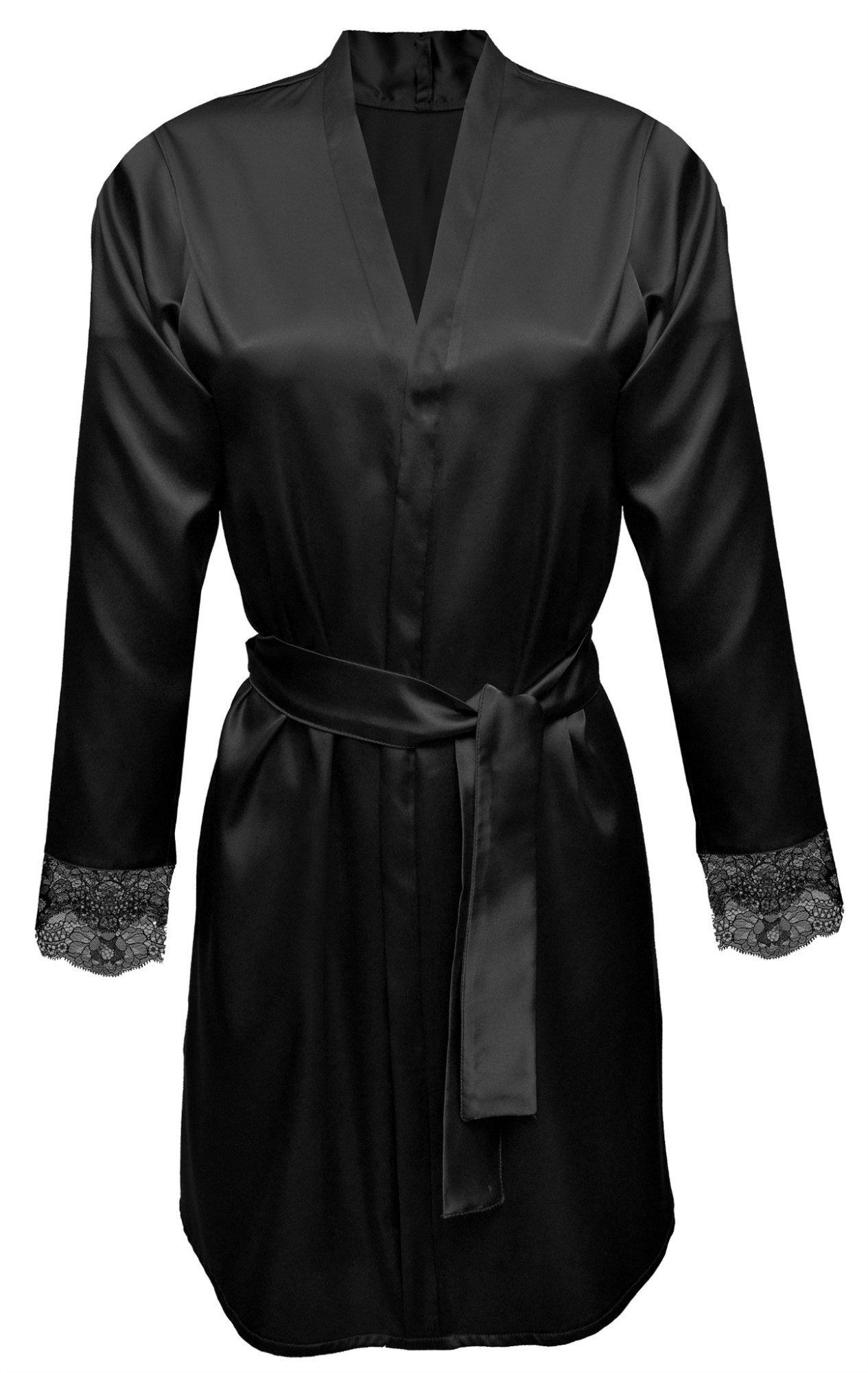 Dámský župan DKaren Housecoat Gina Black 2XL černá