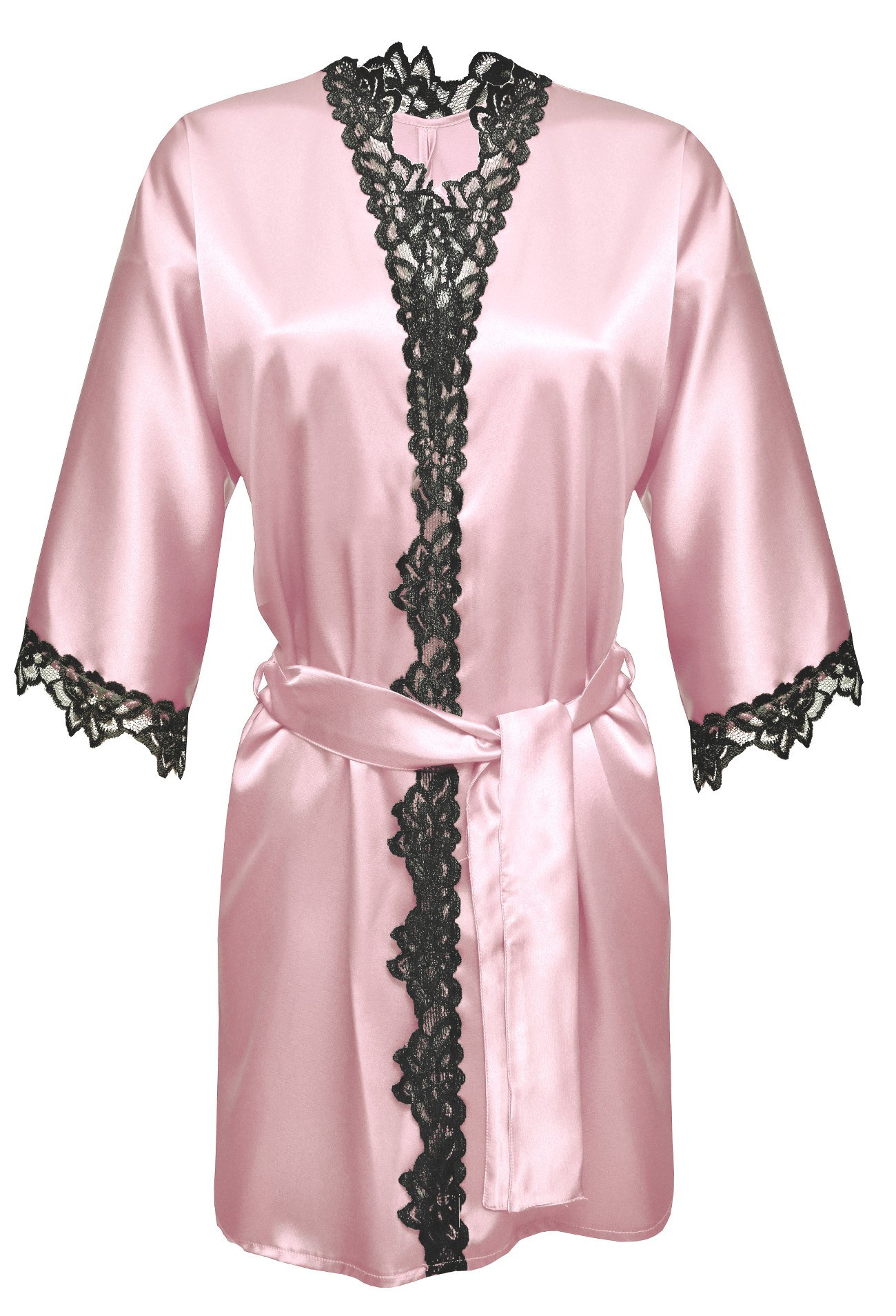 DKaren Housecoat Viola Pink Velikost: 2XL, Barva: růžová