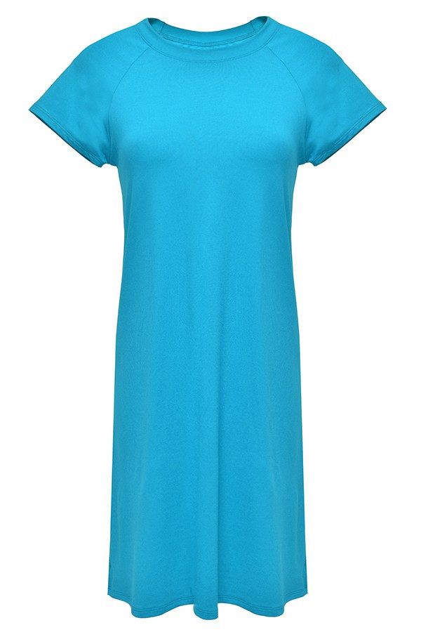 DKaren Slip Flora Turquoise XL Turquoise