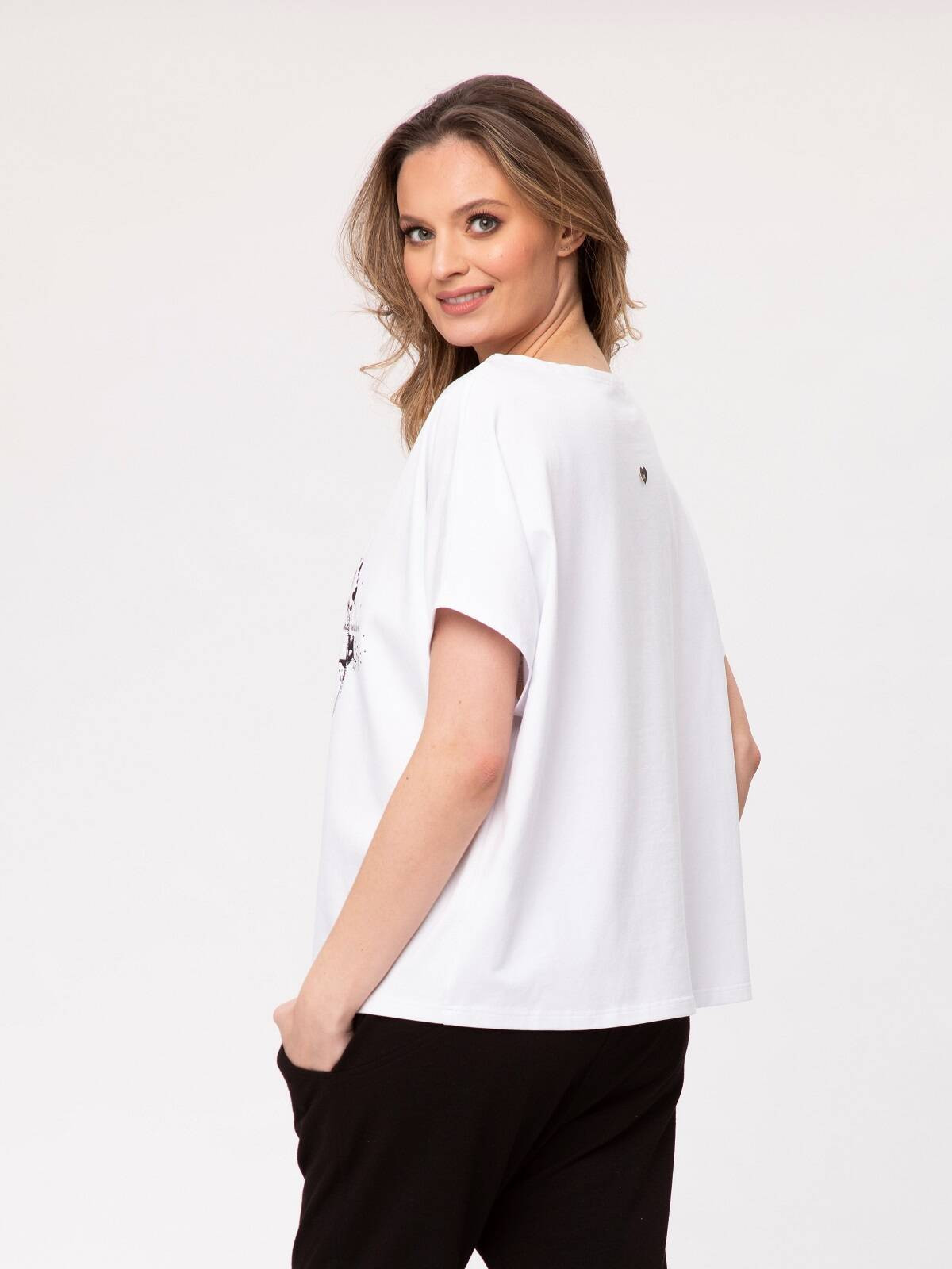 Tshirt 114 model 16680274 White XL/XXL White - LOOK MADE WITH LOVE