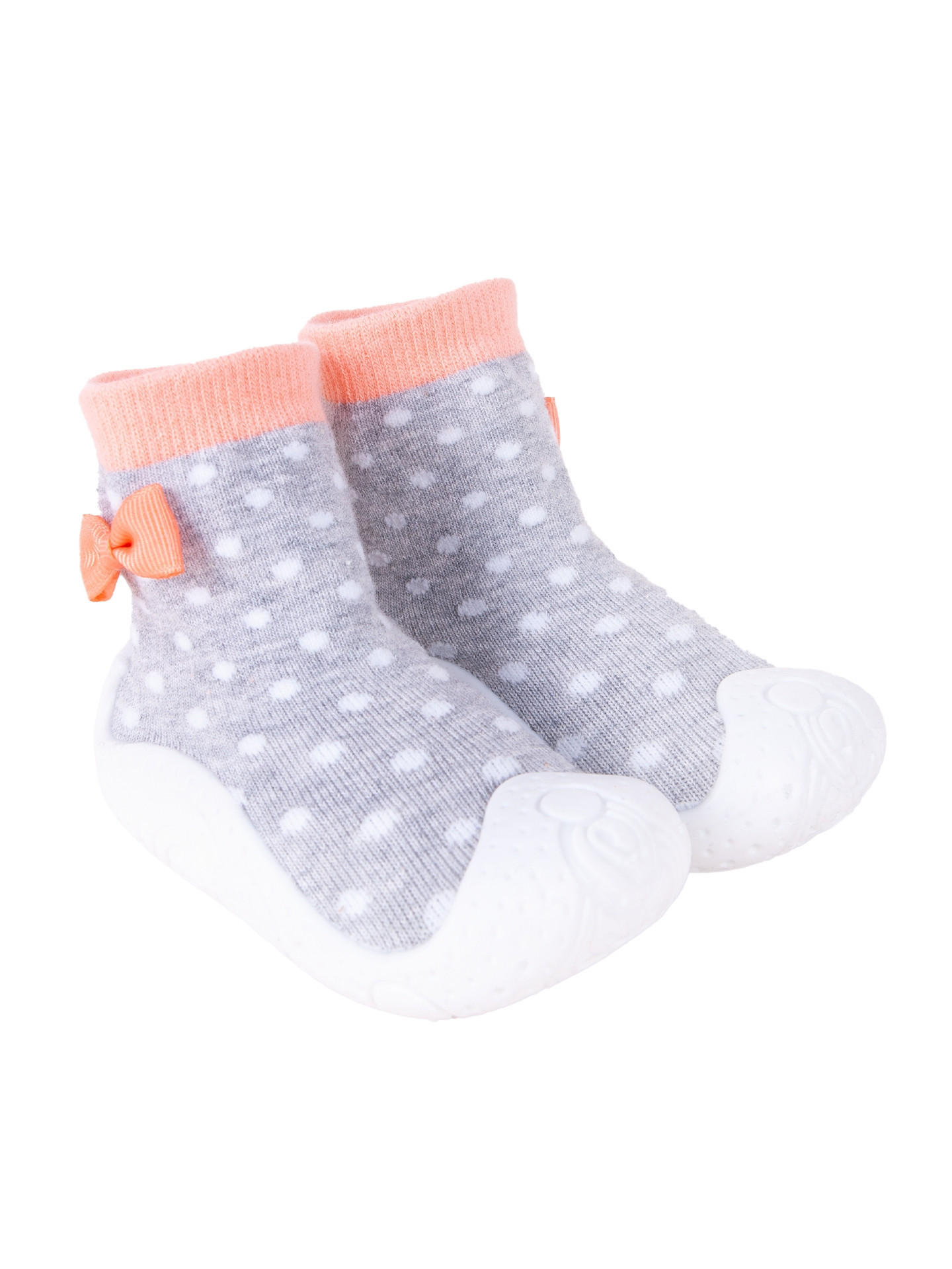 Dětské dívčí ponožky s podrážkou Grey model 16703489 - Yoclub Velikost: 23