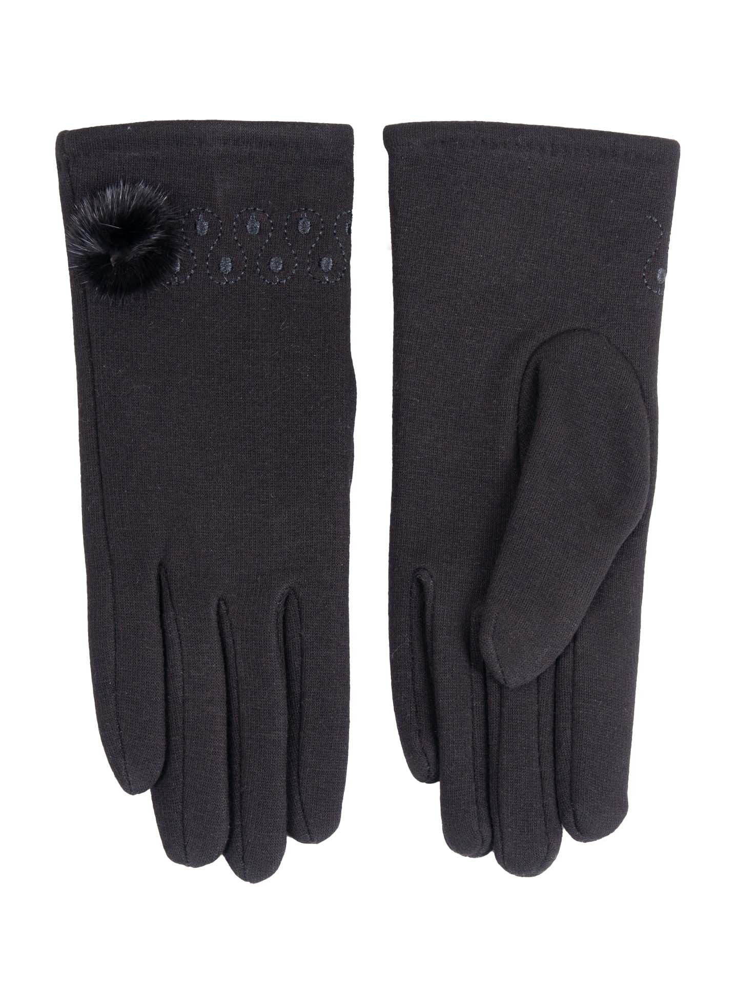 Dámské rukavice model 16709488 Black - Yoclub Velikost: 23