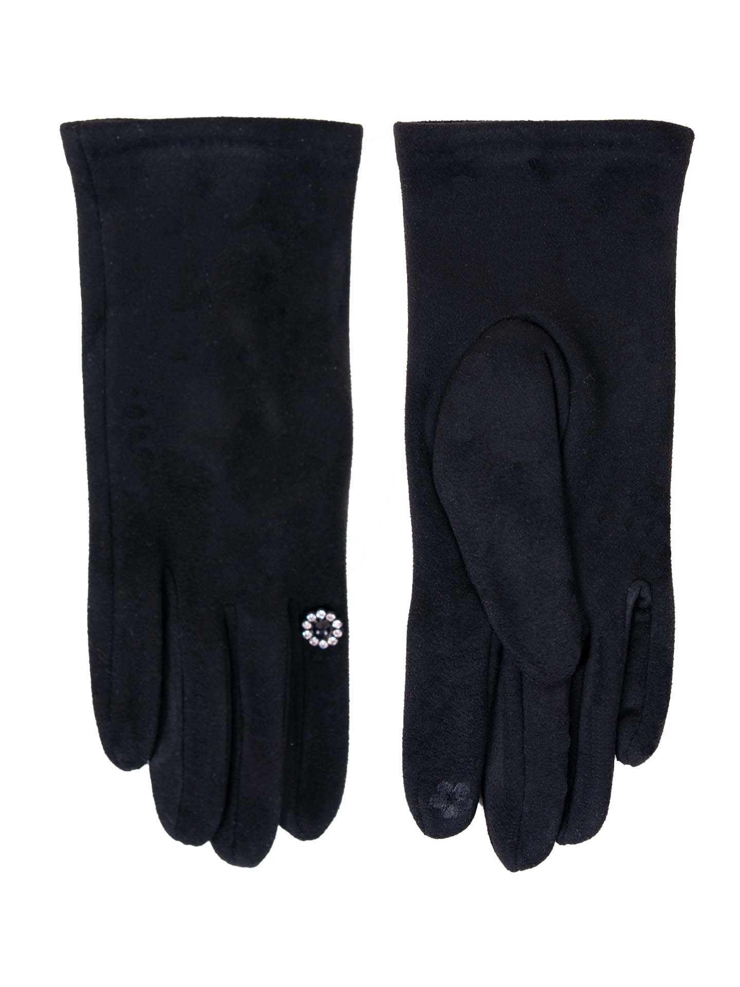 Dámské rukavice model 16709508 Black - Yoclub Velikost: 23