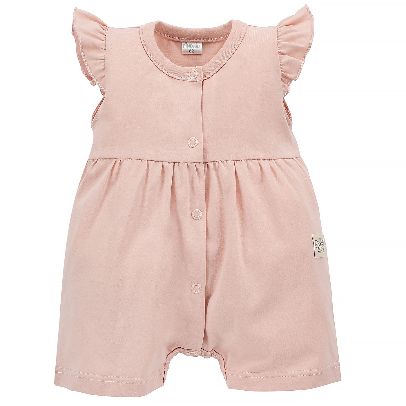 Pinokio Summer Mood Buttoned Romper Pink 56