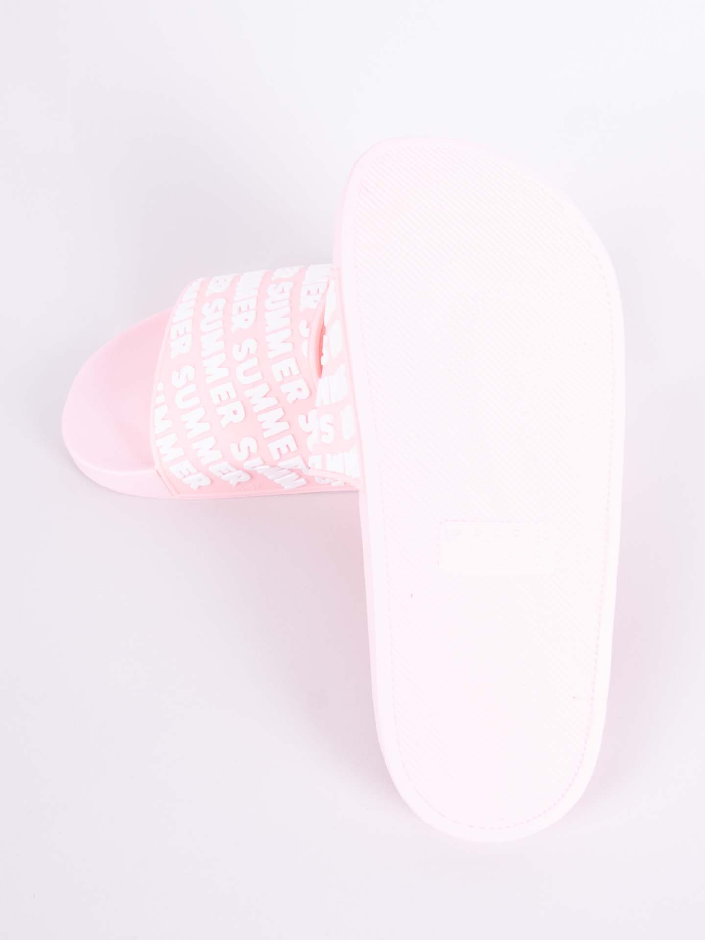 Yoclub Dámské sandály Slide OKL-0063K-0600 Pink 36