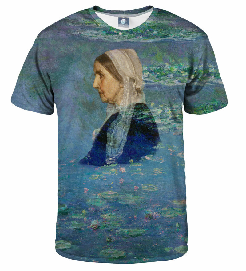 Aloha From Deer Water Mother T-Shirt TSH AFD954 Blue Velikost: XL