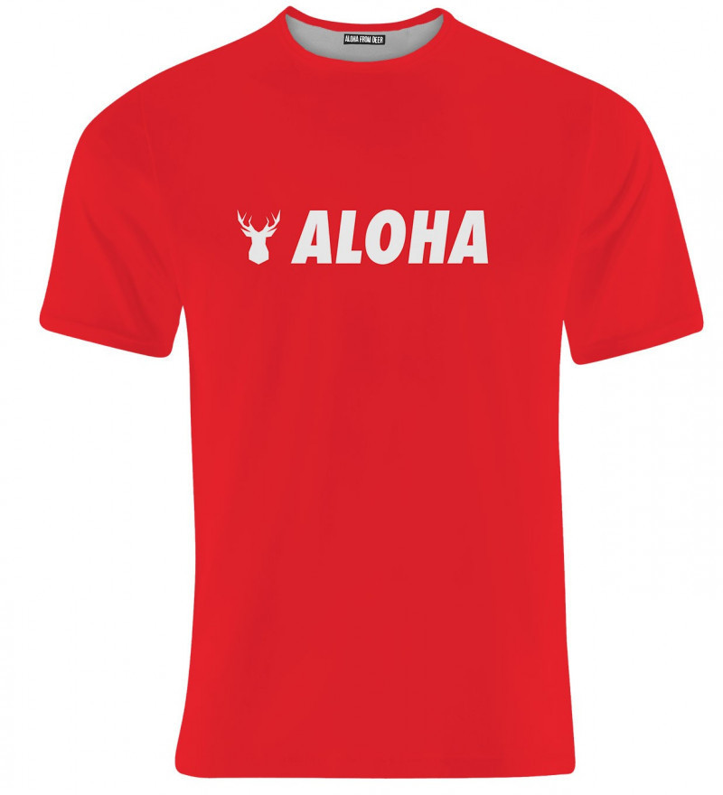 Základní tričko Aloha TSH model 18096973 Red XS - Aloha From Deer