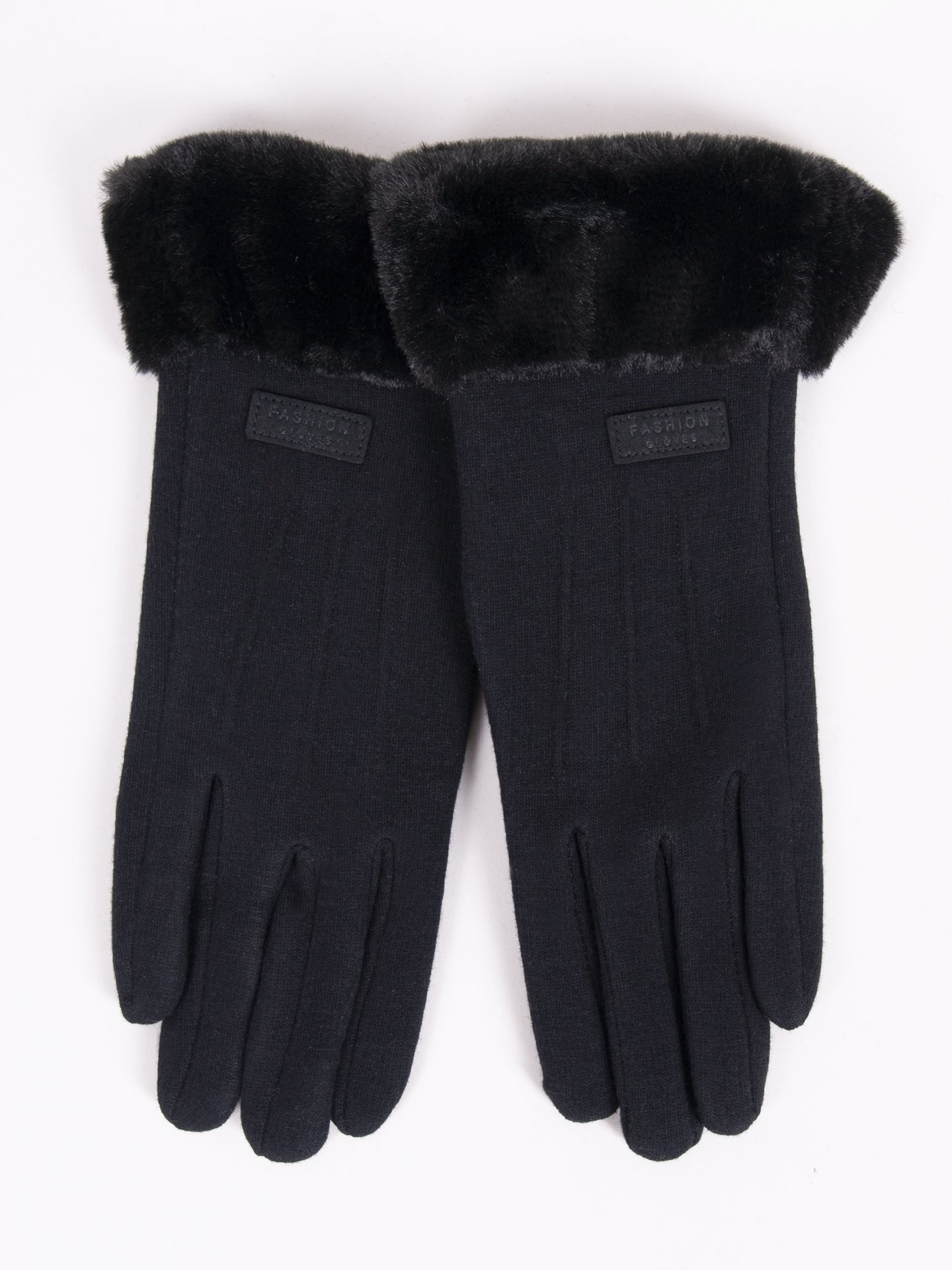 Dámské rukavice model 17957038 Black 24 - Yoclub