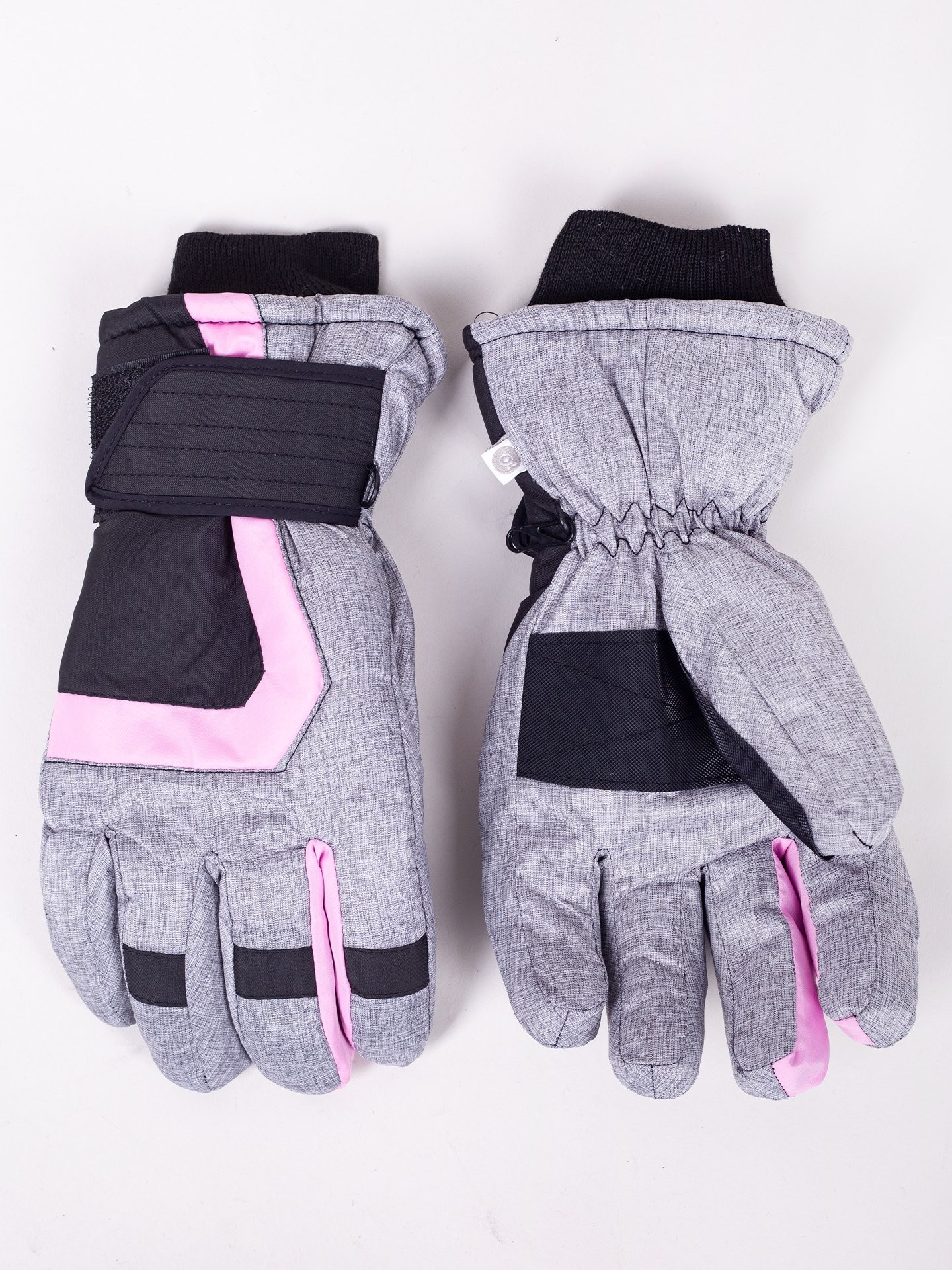 Levně Dámské zimní lyžařské rukavice Yoclub REN-0261K-A150 Grey 20