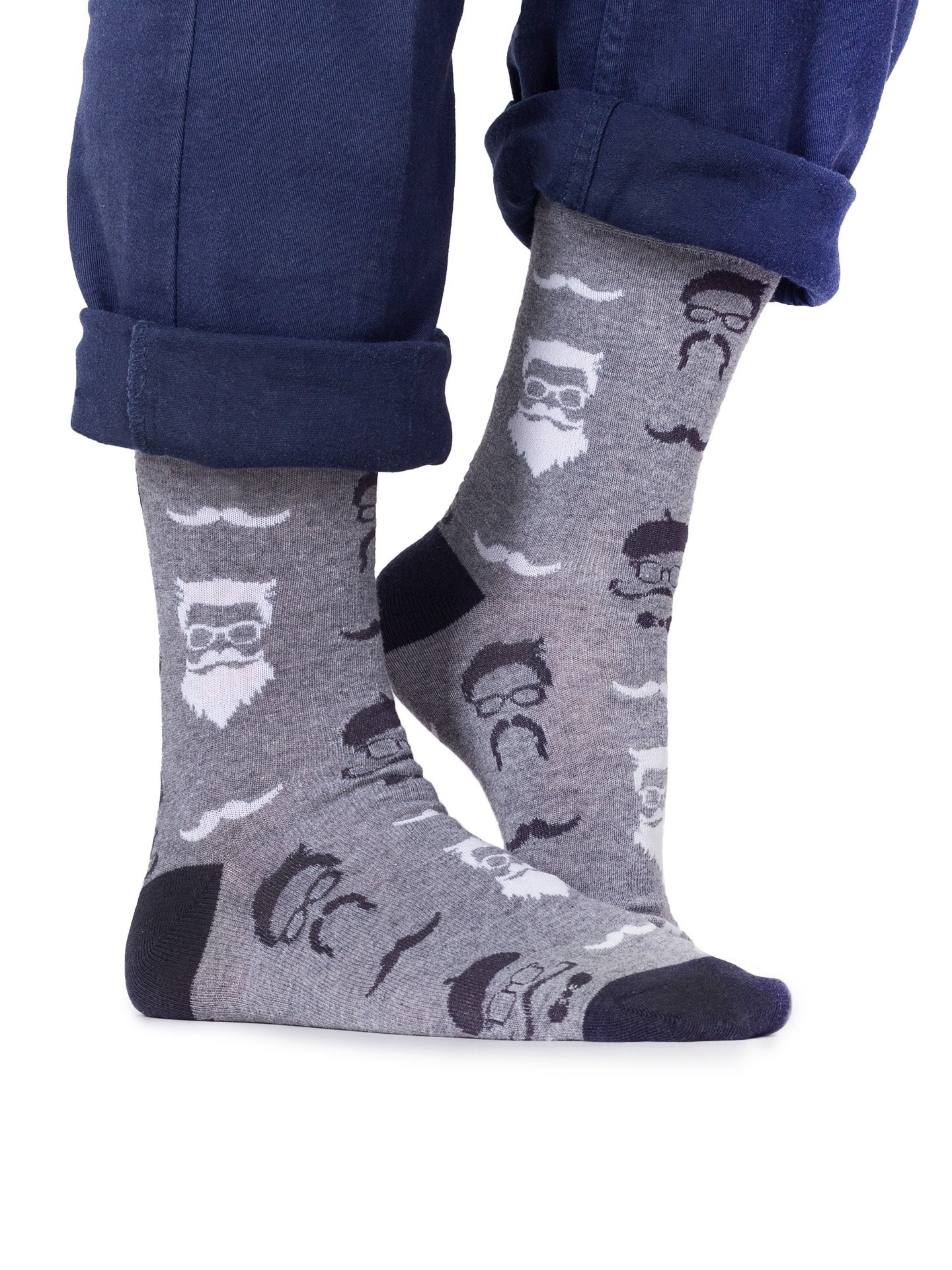 Yoclub Man's Cotton Socks Patterns Colors SKA-0054F-H700