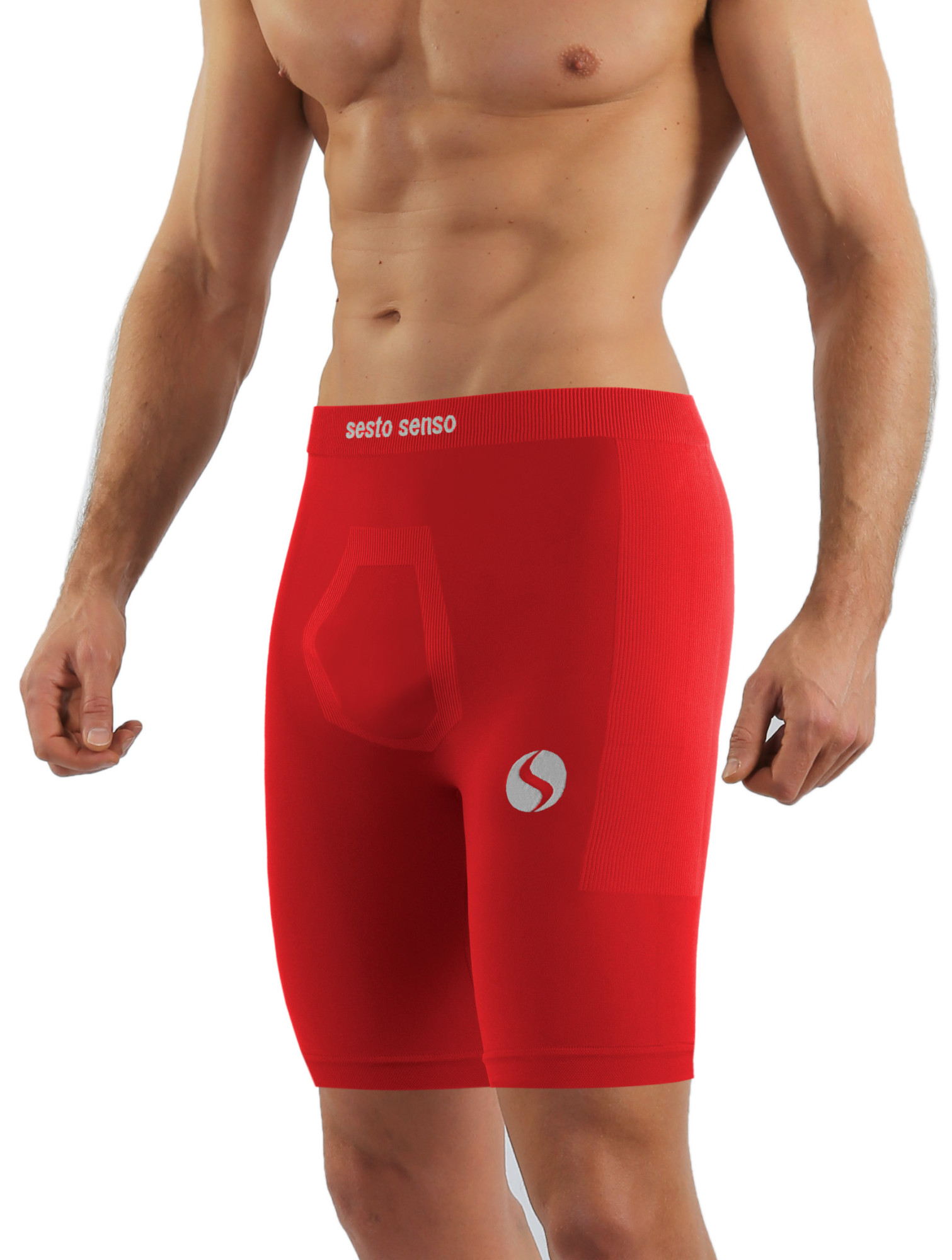 Cyklistické šortky Sesto Senso Thermo CL41 Red S/M