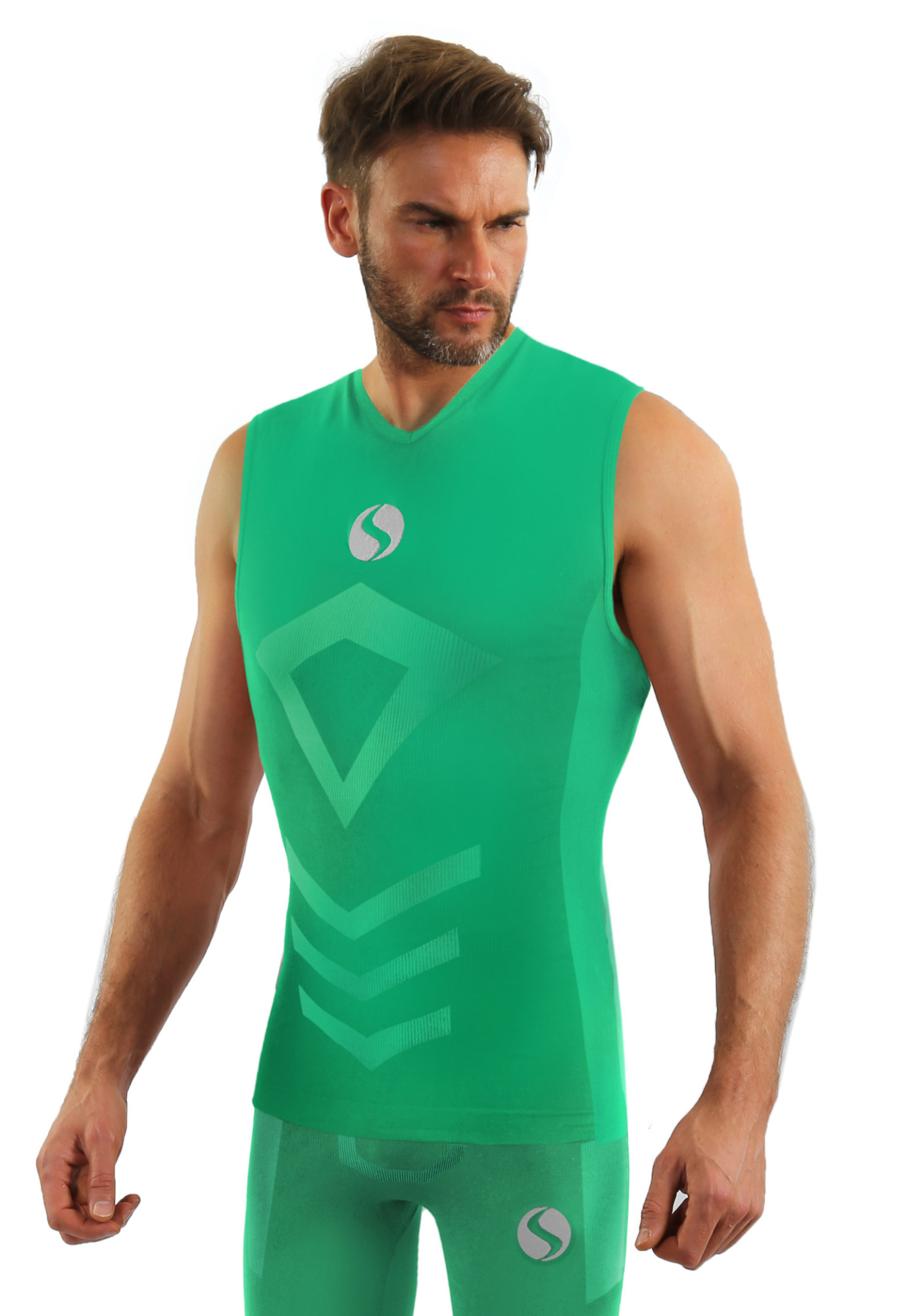 Sesto Senso Thermo Tílko CL38 Green L/XL