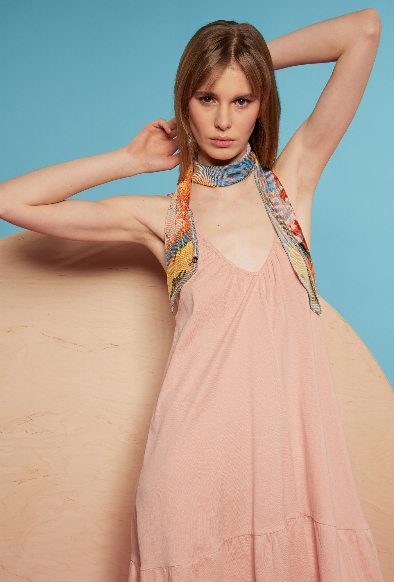 Monnari Šaty Krátké šaty s ramínky Multi Pink Velikost: M