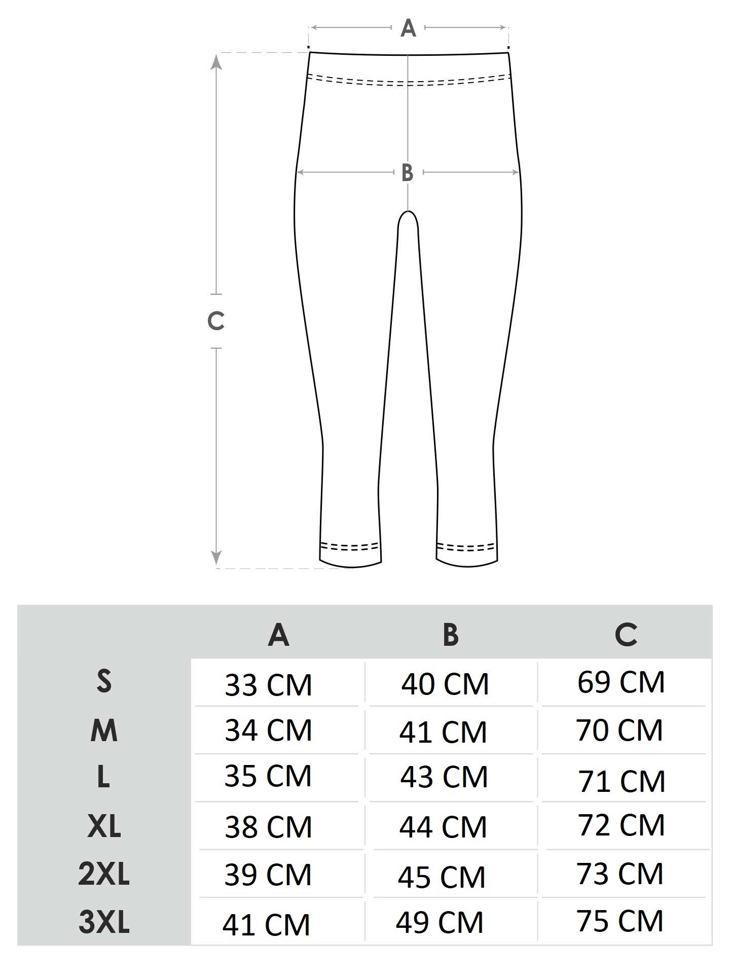 Women's Capri Leggings Gaiters High Waisted model 18646237 Black M - Yoclub