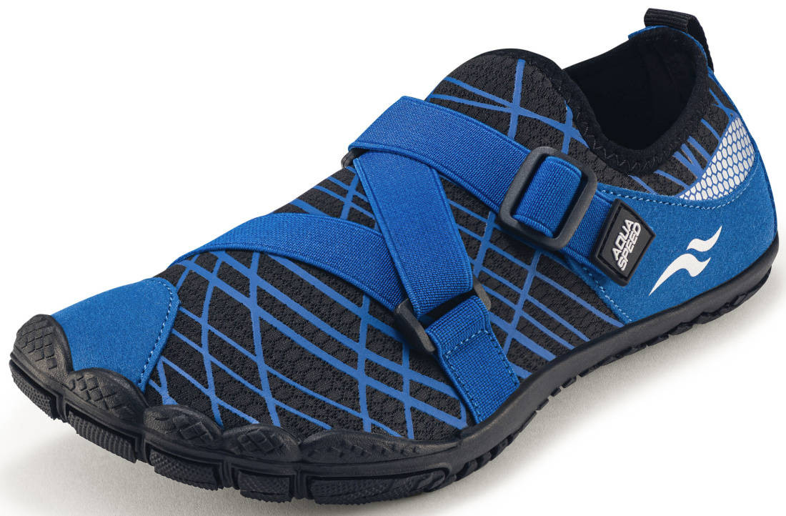AQUA SPEED Plavecké boty Aqua Shoe Tortuga Black/Blue Velikost: 36