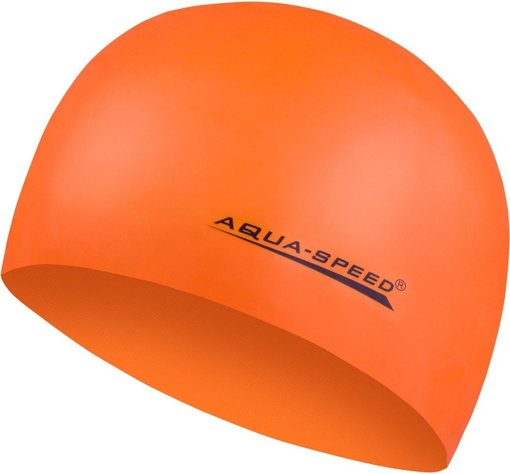 Kšiltovka na plavání AQUA SPEED Mega Orange Pattern 75 Velikost: L/XL