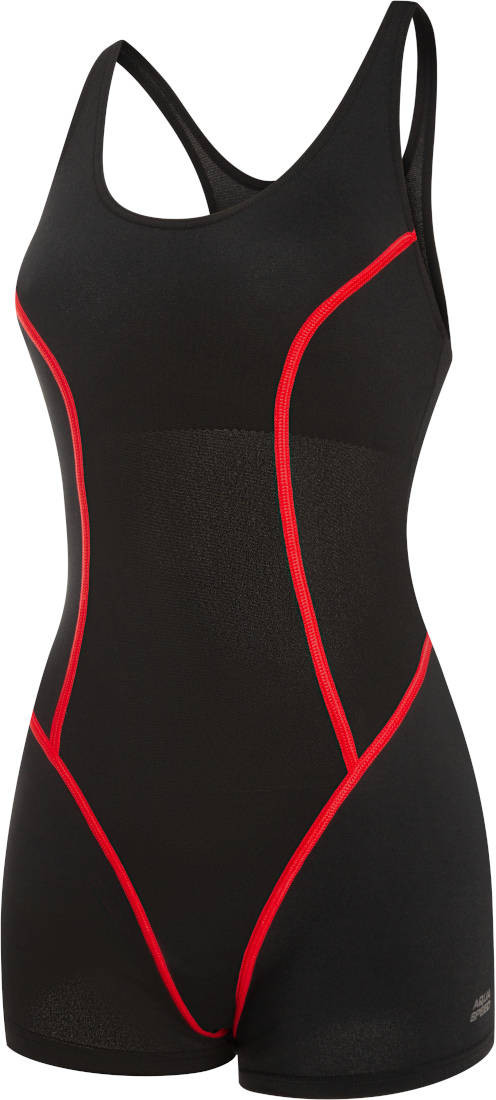 AQUA SPEED Plavky Rita Black/Red Pattern 16 Velikost: M (38)