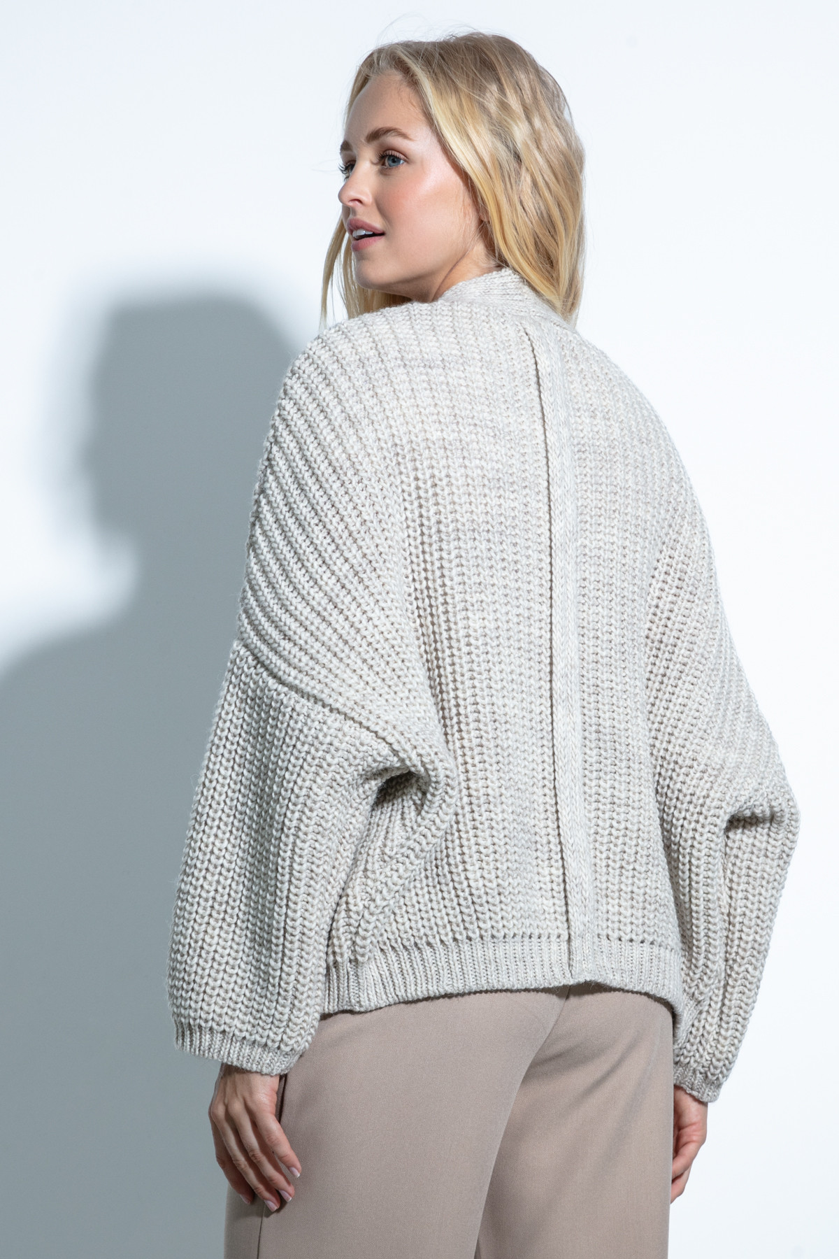 Fobya Cardigan F1705 Béžová 36/38