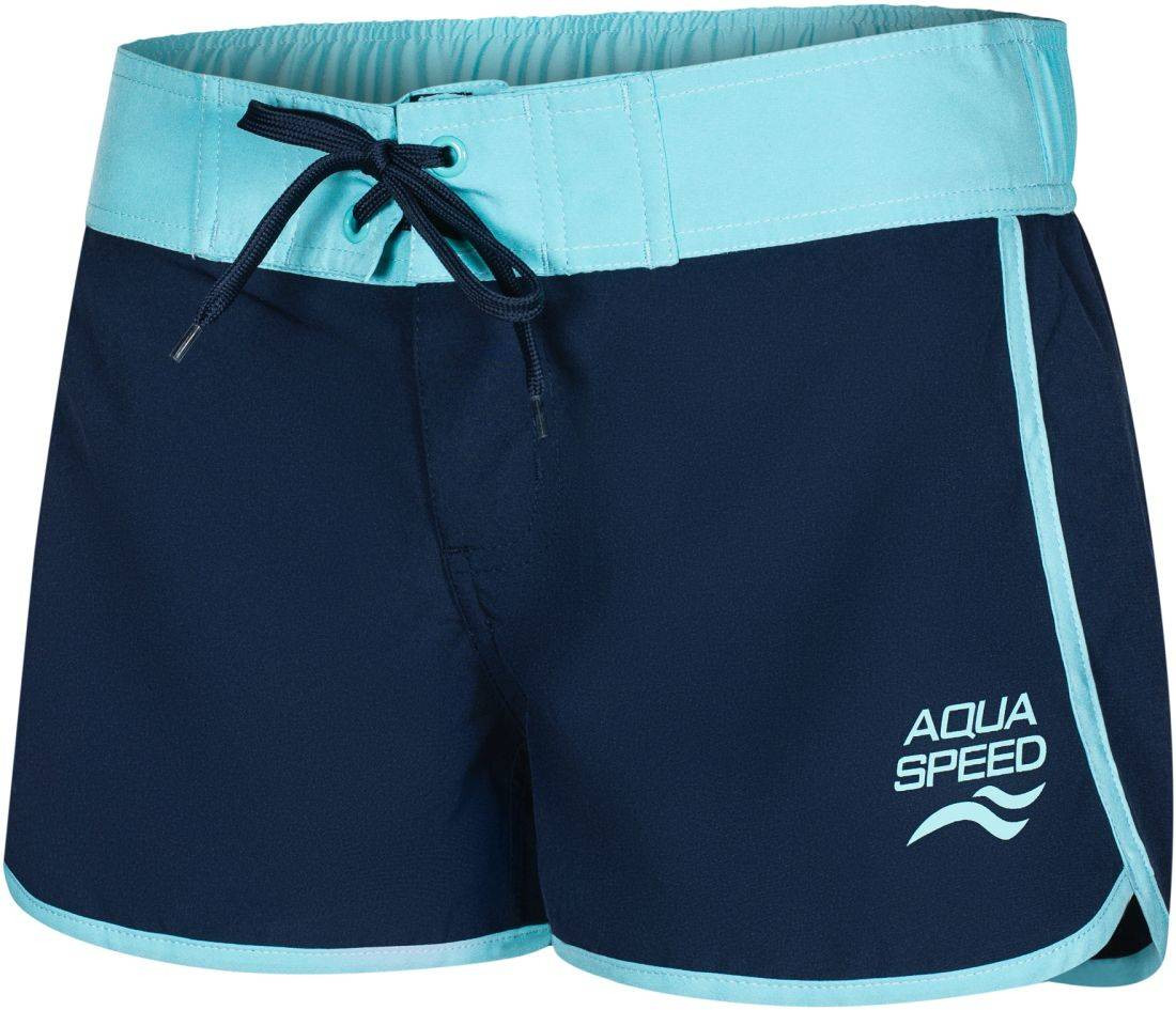 AQUA SPEED Plavecké šortky Viki Navy Blue/Blue Pattern 42 S