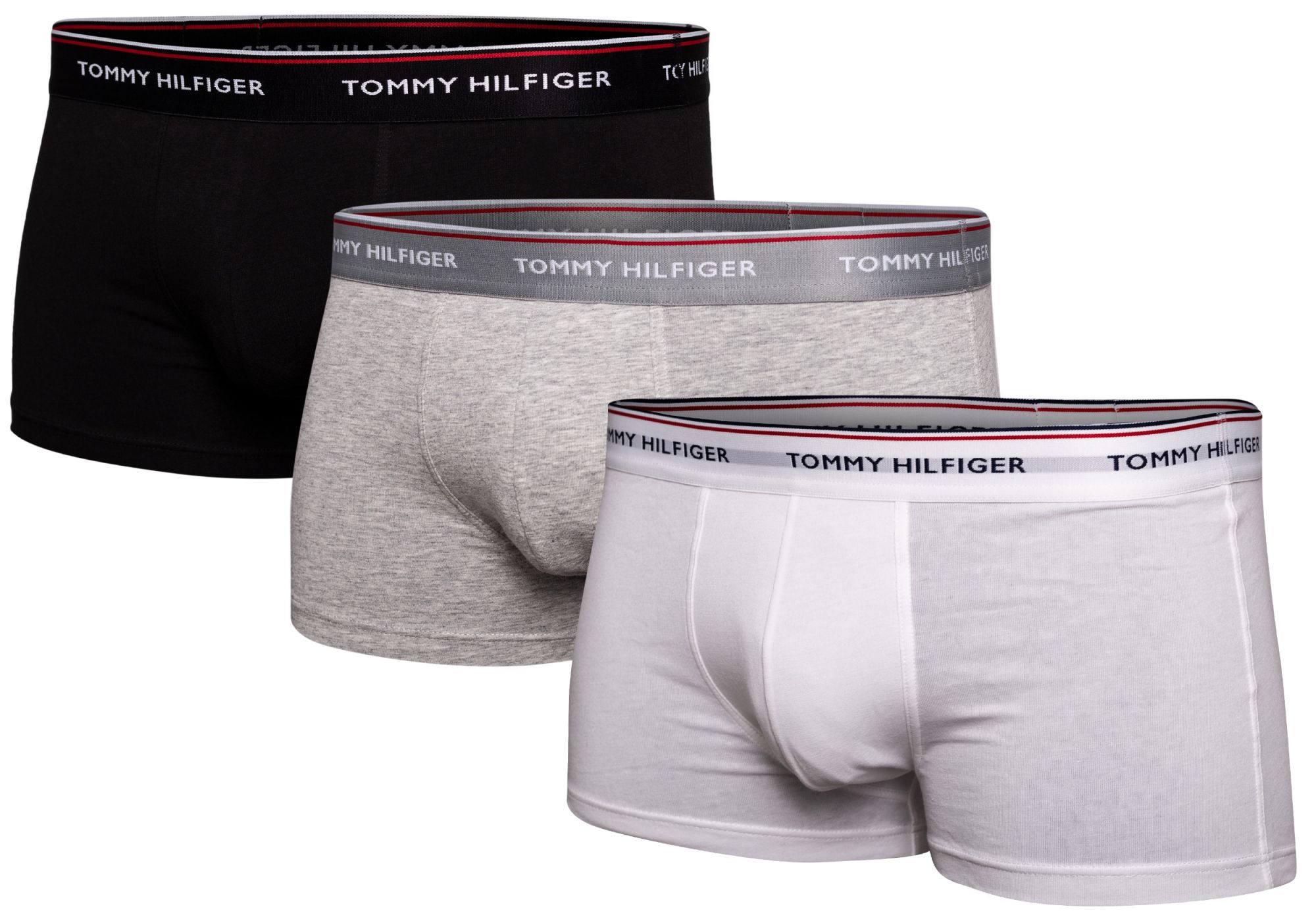 Tommy Hilfiger Spodky 1U87903841 Bílá/černá/šedá M