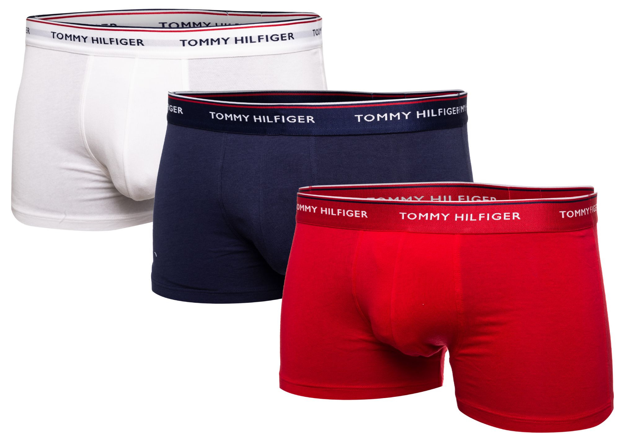 Tommy Hilfiger Spodky 1U87903842 Bílá/červená/modrá M