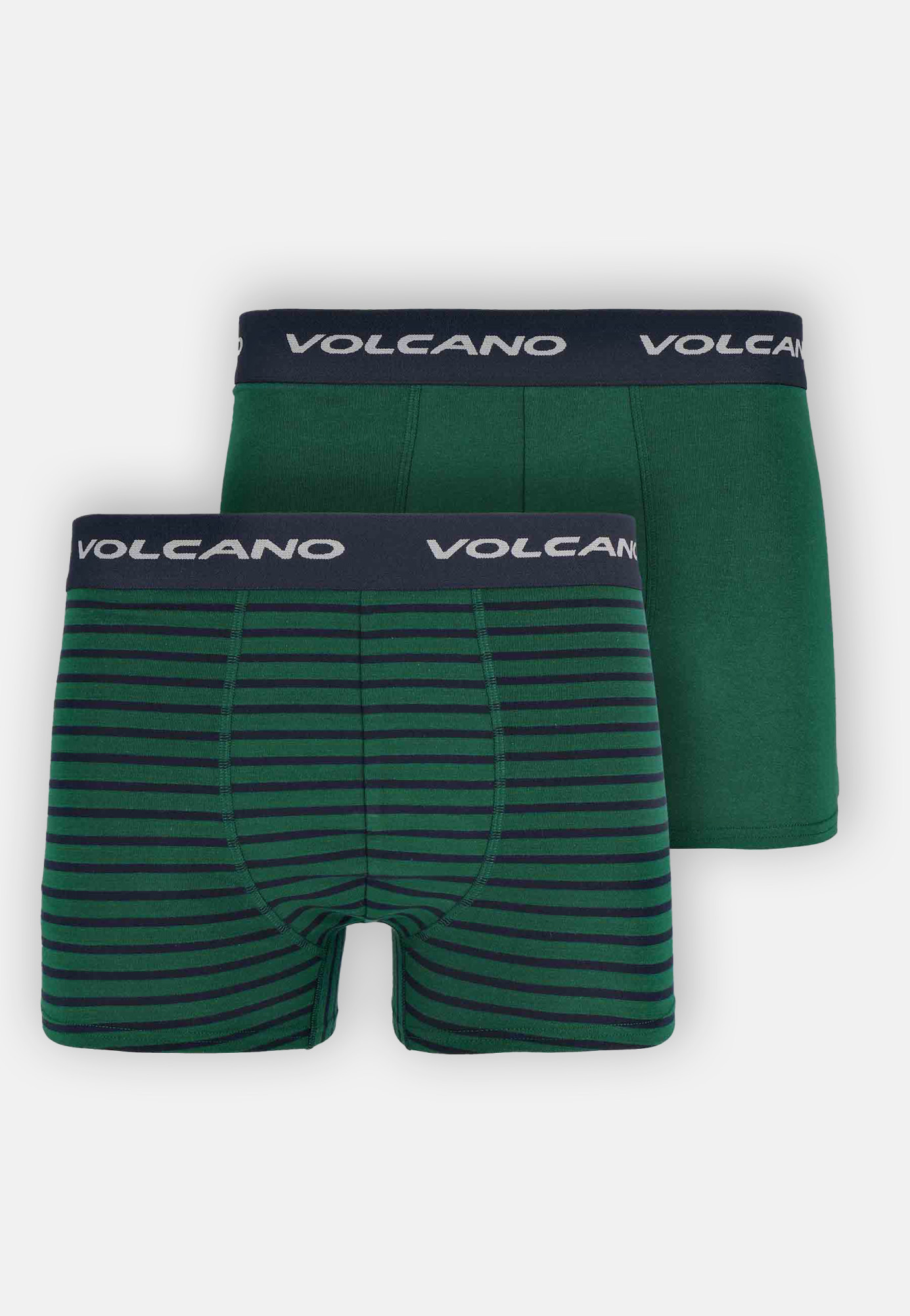 Volcano 2Pack Boxerky U-BOXER Zelená/Modrá Pruhy M