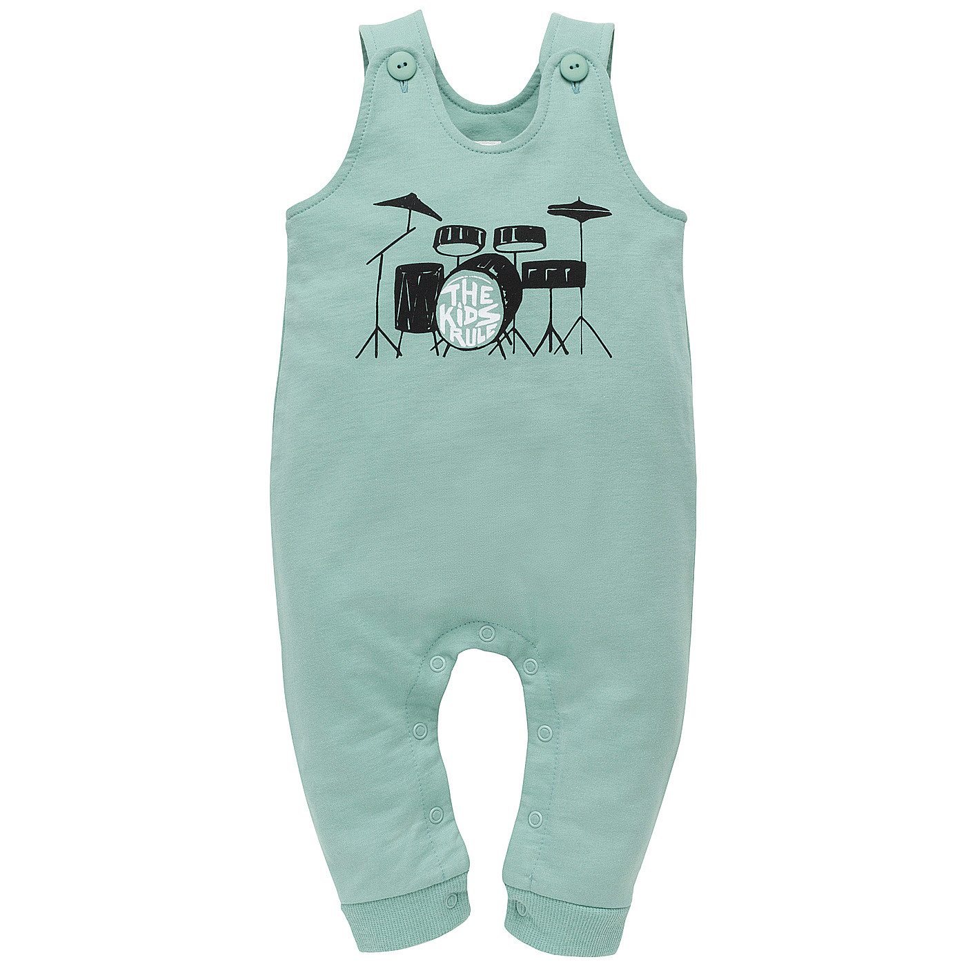 Pinokio Let's Rock Dungarees Green 68