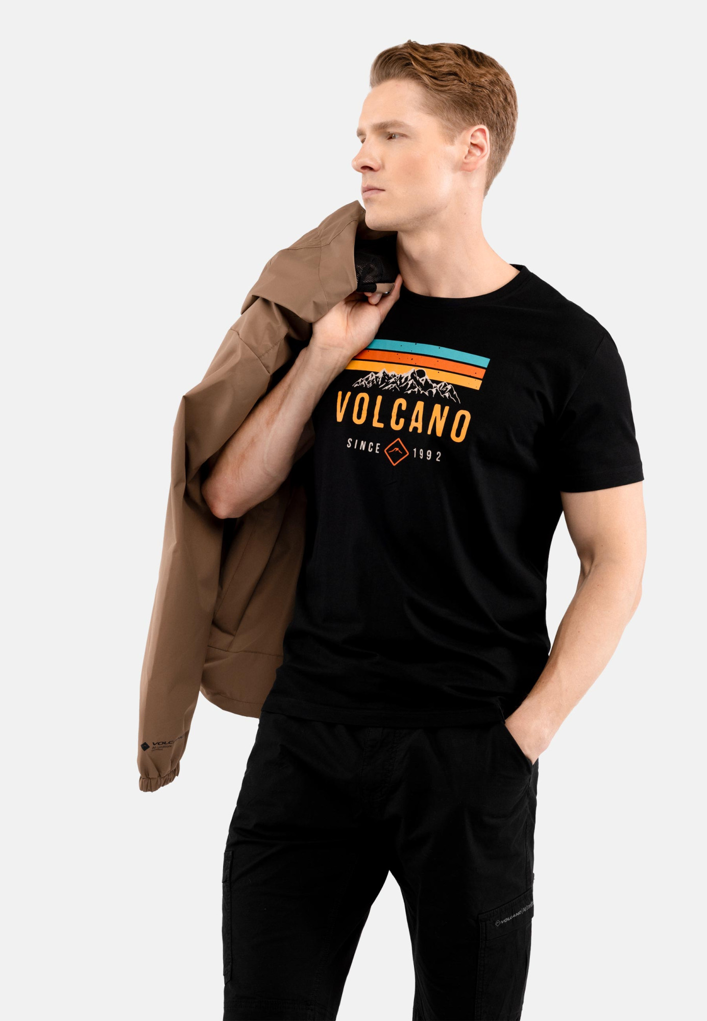 Tričko Volcano T-Adve Black XXL