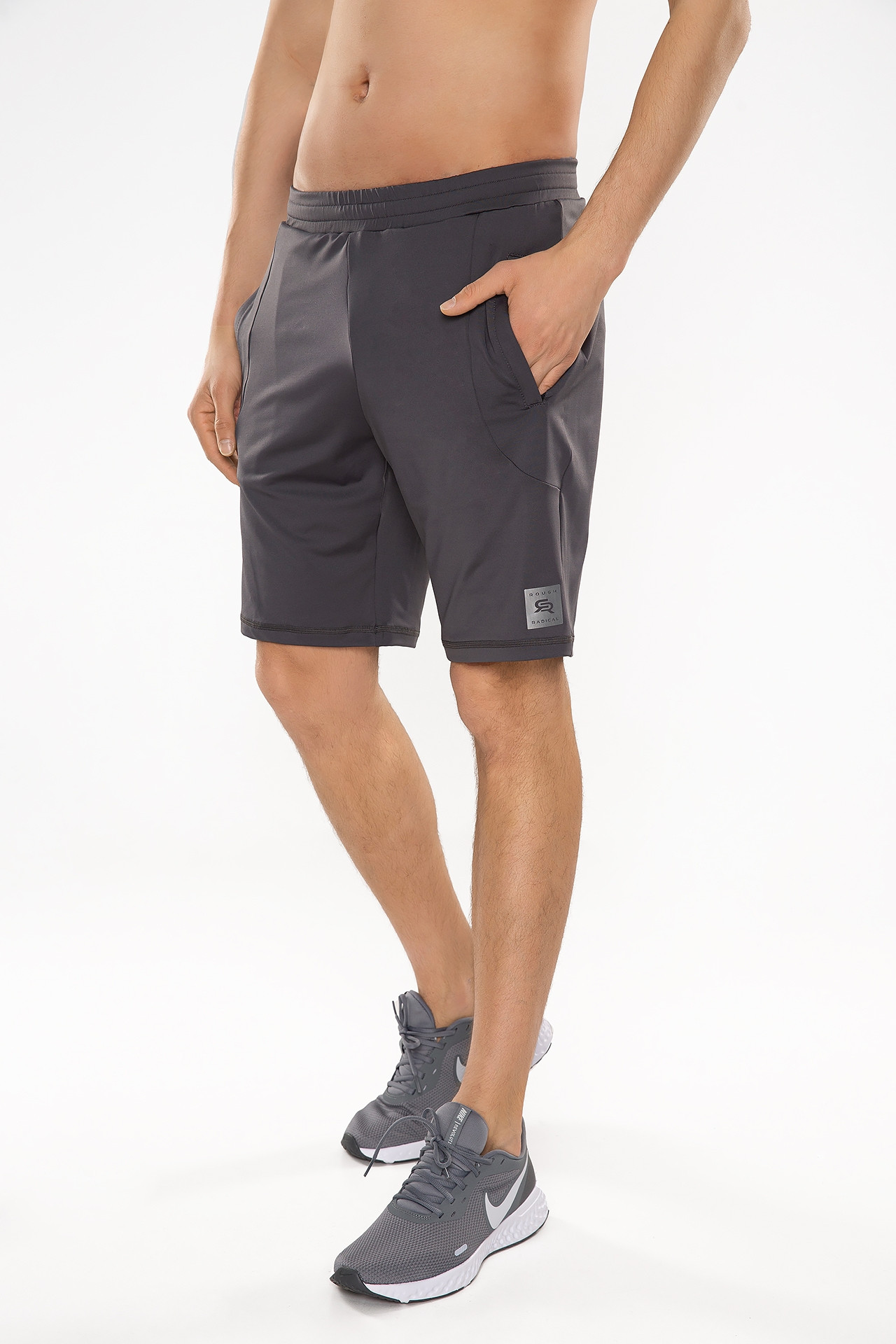 Drsné šortky Radical Space Shorts Dark Grey S