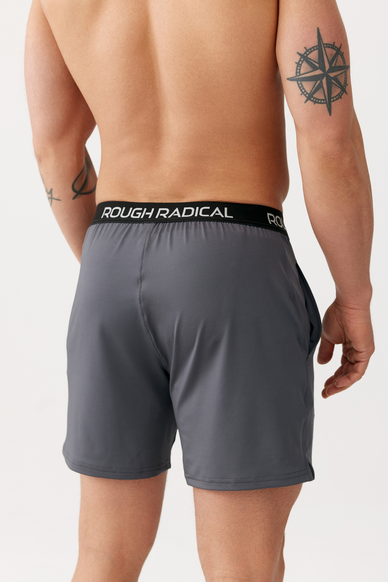 Rough Radical Shorts Split Shorts Dark Grey S