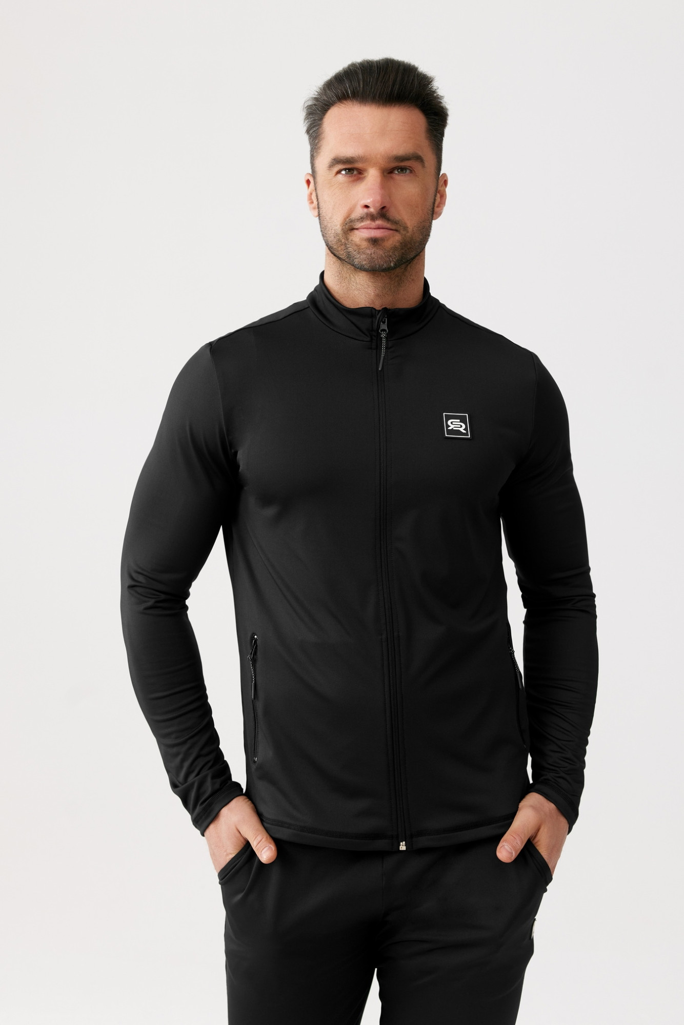 Rough Radical Mikina Maxim Zip Black XL