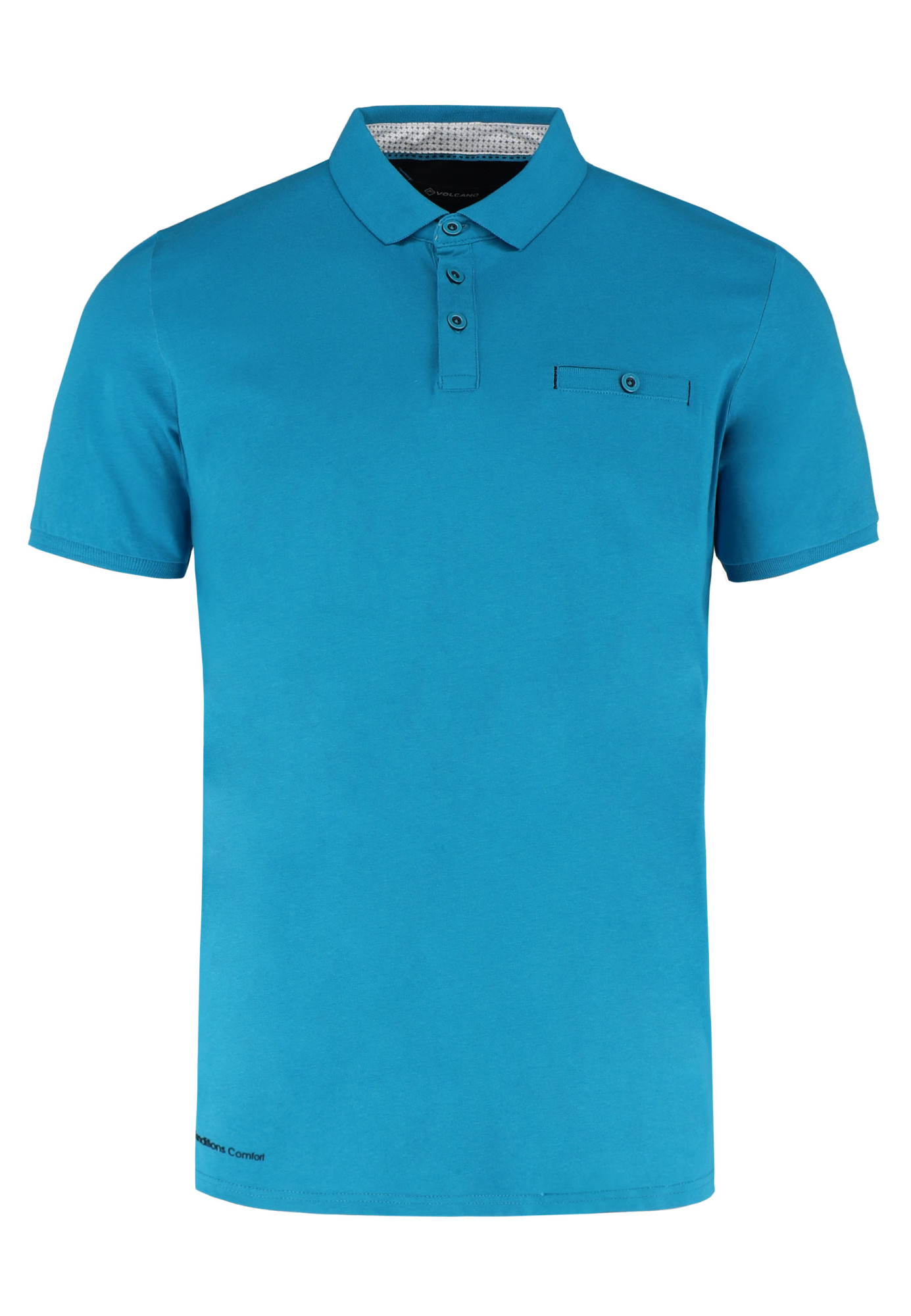 Volcano Polo Tričko O-DYLAN Light Blue XXL