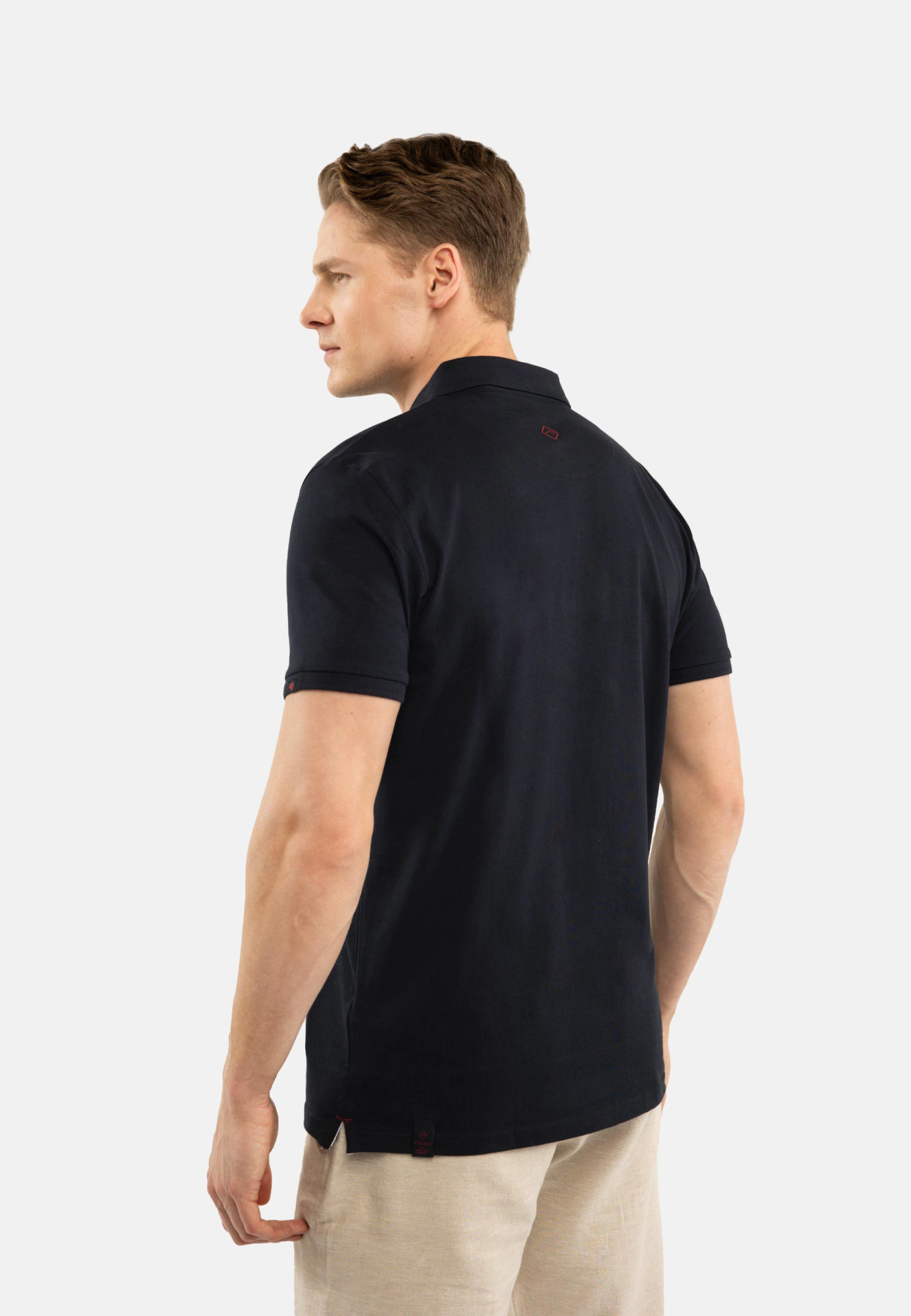 Tričko Volcano Polo O-DYLAN Navy Blue M