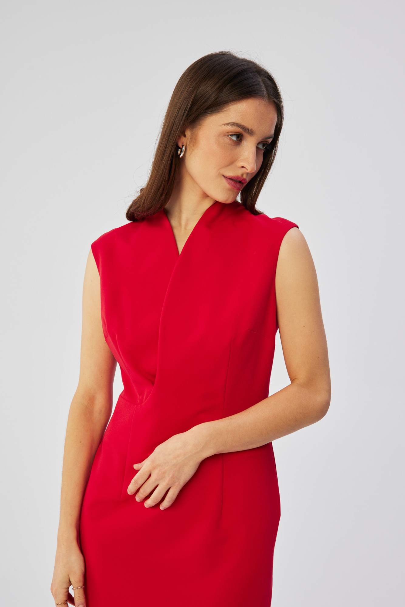 Stylove Šaty S360 Red XXL