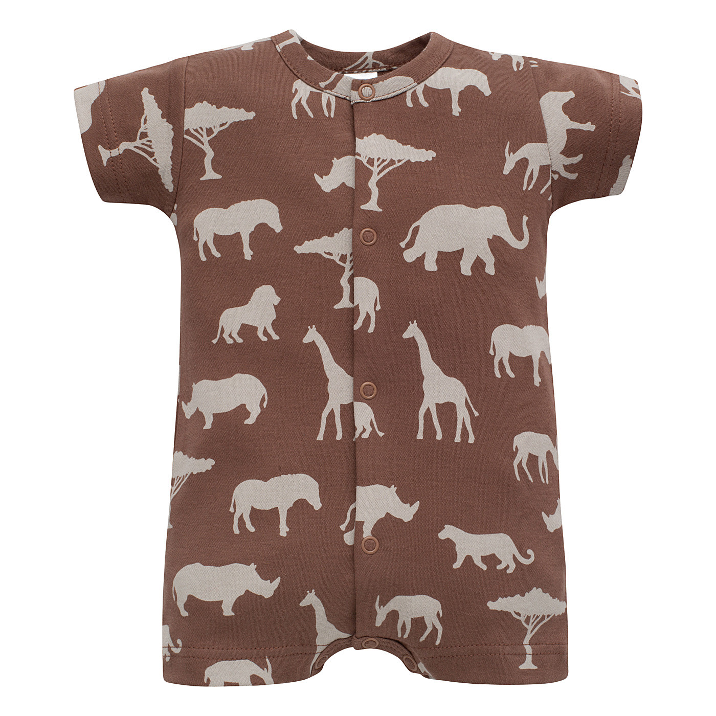 Pinokio Romper s knoflíky Safari 1-02-2410-15 Brown 56