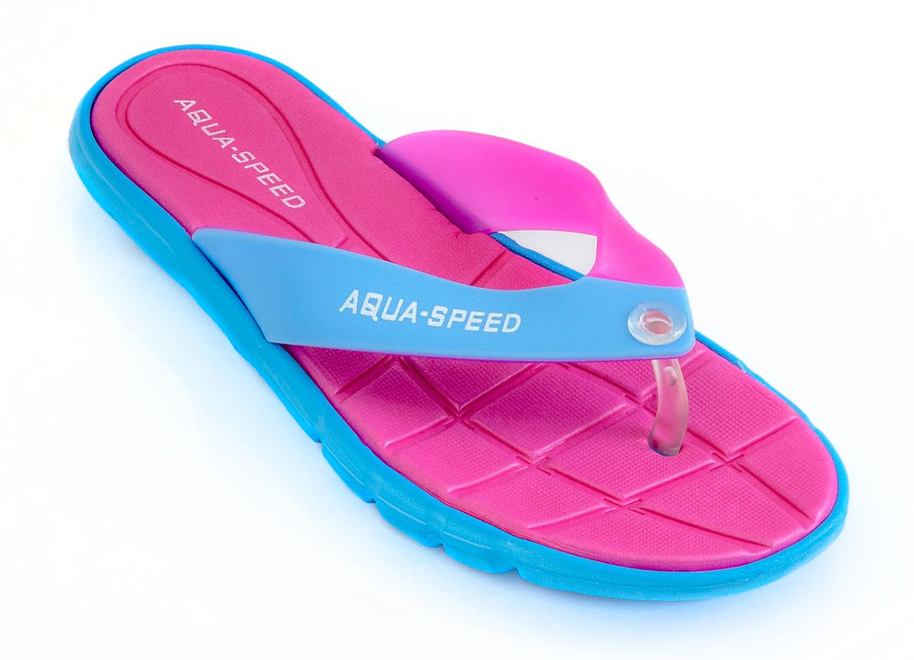 AQUA SPEED Bazénové pantofle Bali Pink/Blue 40