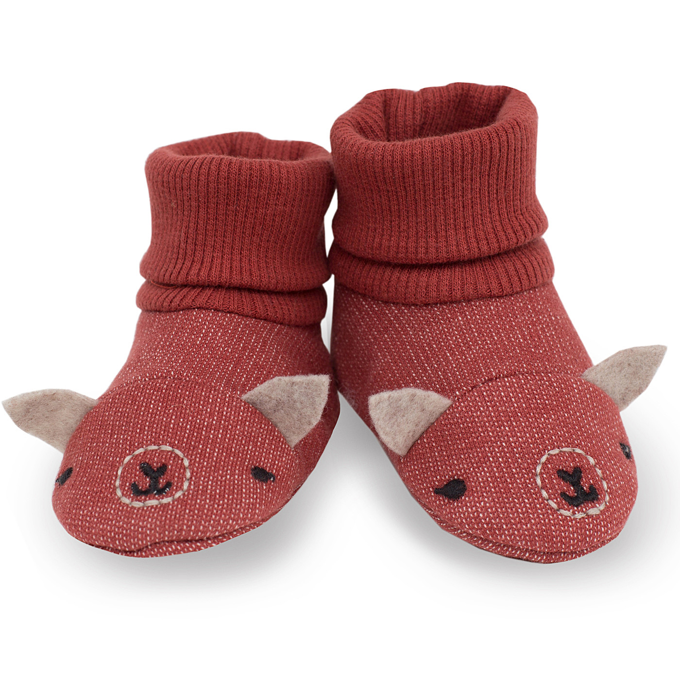 Pinokio Happy Llama Booties Červené 68/74