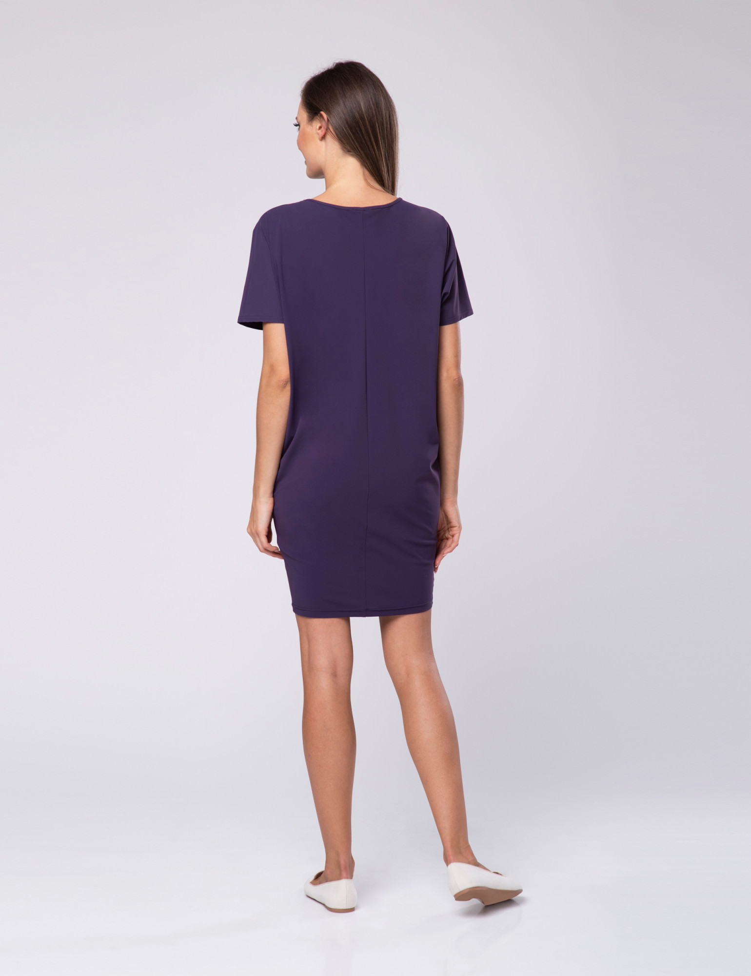 Šaty model 16628118 Capri Violet S/M - LOOK MADE WITH LOVE