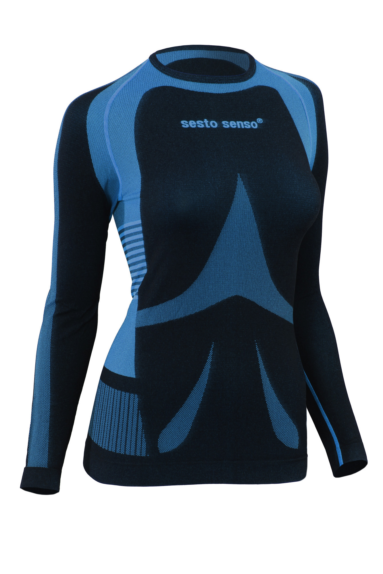 Sesto Senso Woman Košile s dlouhými rukávy Blue S
