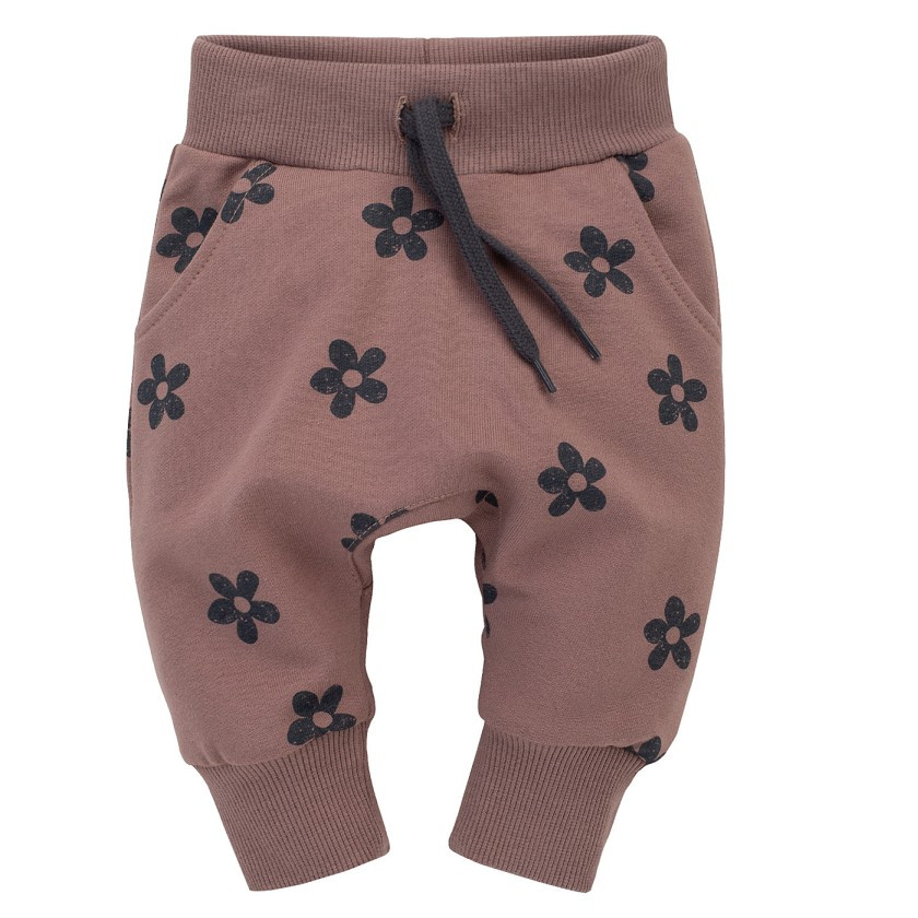 Pinokio Happiness Joggers Tmavě růžový vzor 68